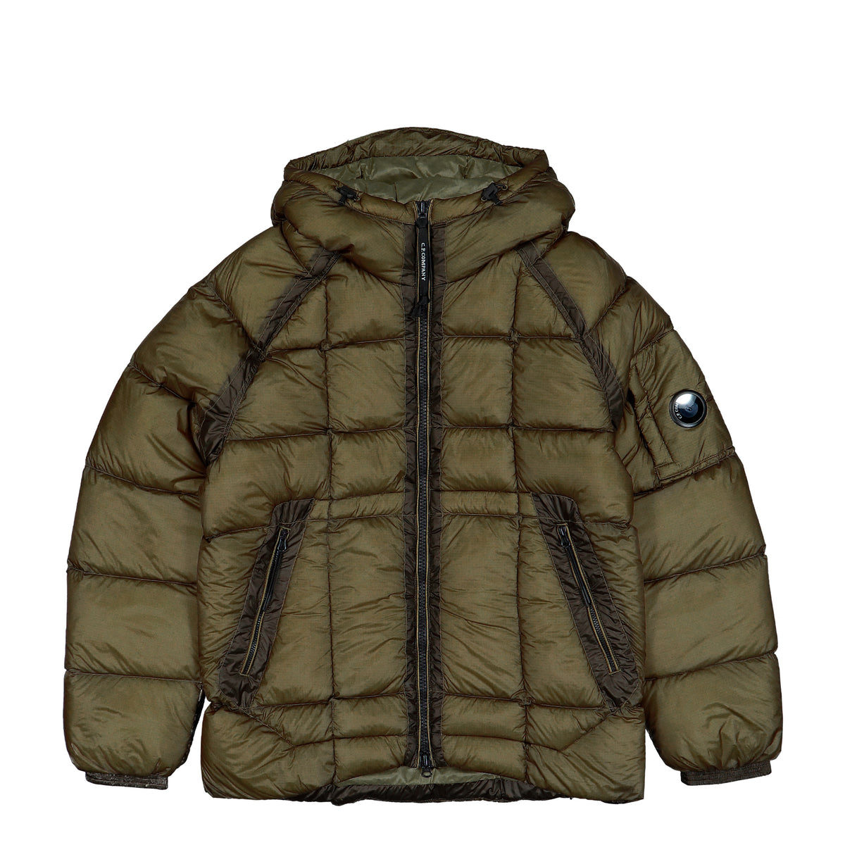 C.P. Company D.D. Shell Hooded Puffer Jacket Ermine Jacket 21CMOW702A-110416A 340 | Overkill