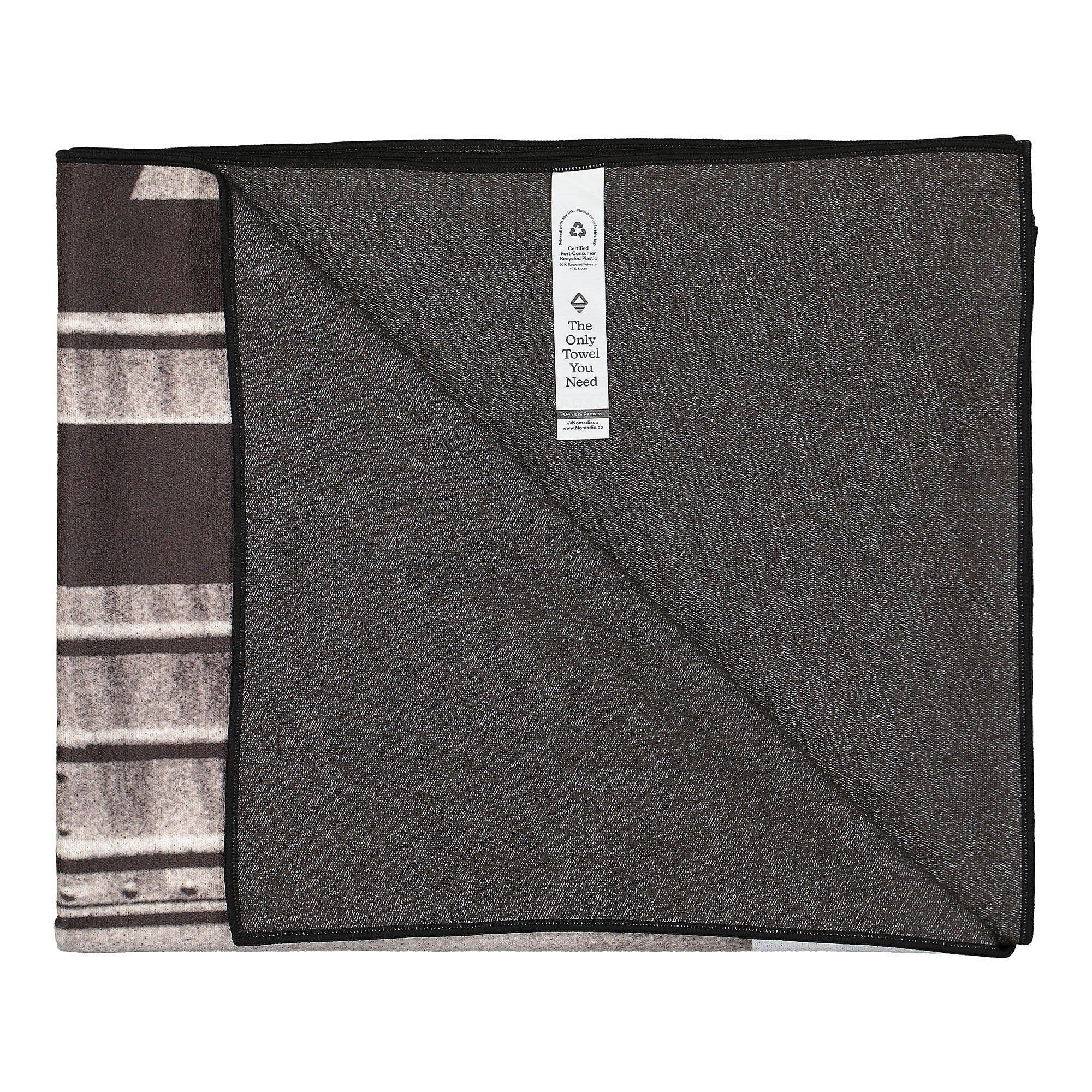 Neighborhood Nomadix-On Towel Black Towels Close-up | Overkill