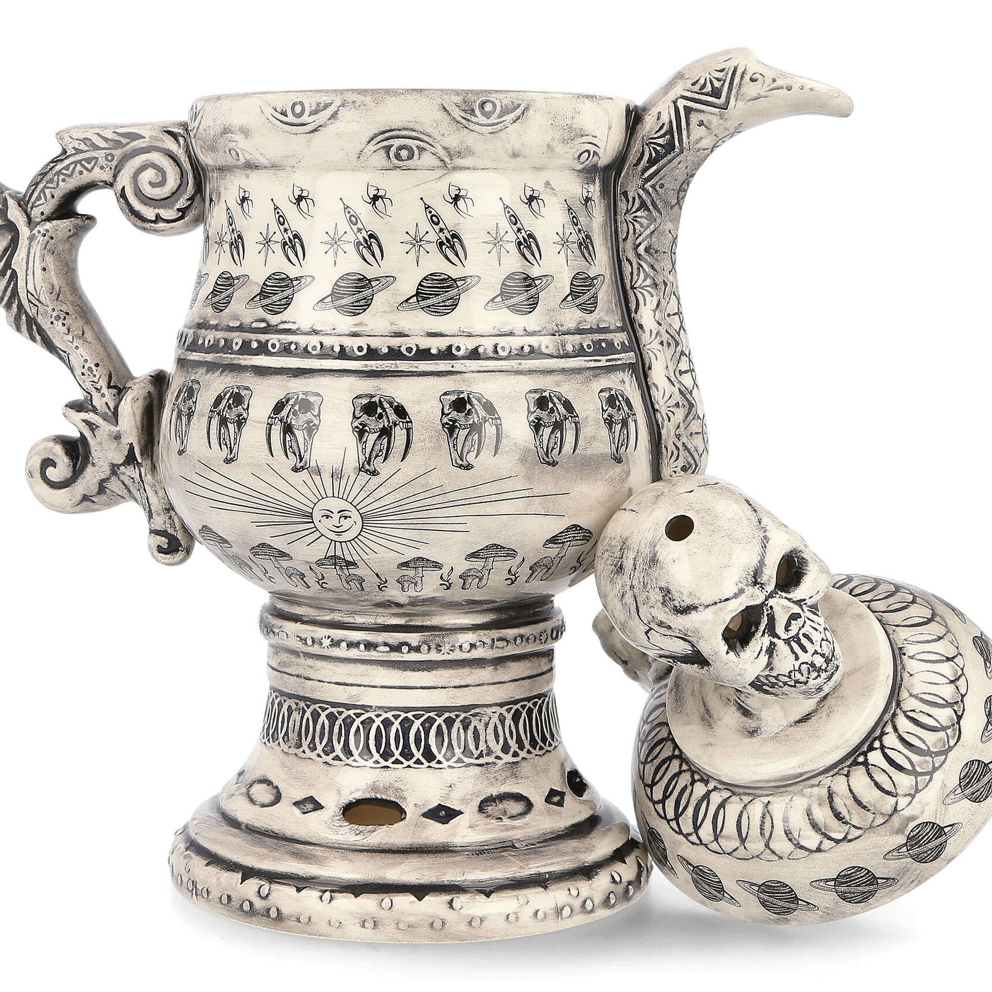 Neighborhood DW Ceramic Incense Chamber Black Incense & Candles Detail view 1 | Overkill