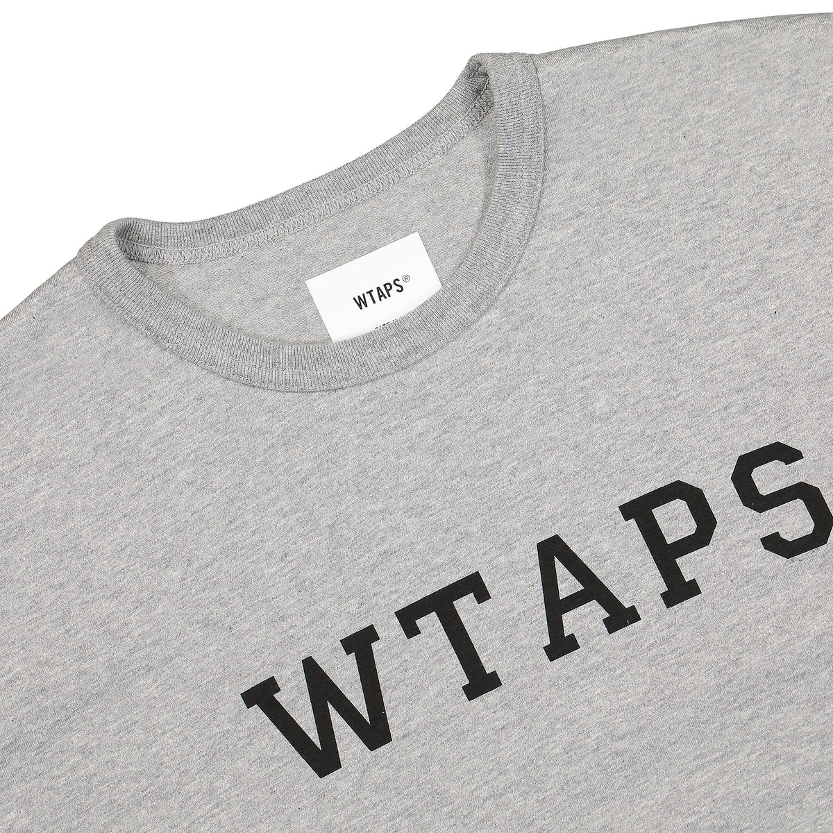 WTAPS Academy T-Shirt Gray T-Shirts Close-up | Overkill