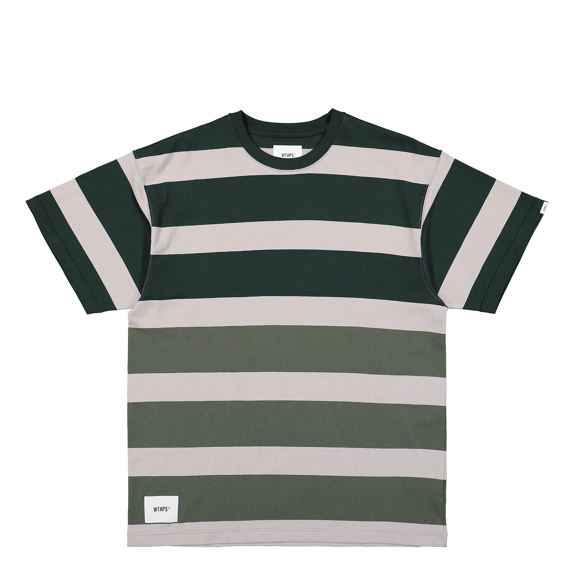 WTAPS Lane T-Shirt Green T-Shirts 221ATDT-CSM27 | Overkill