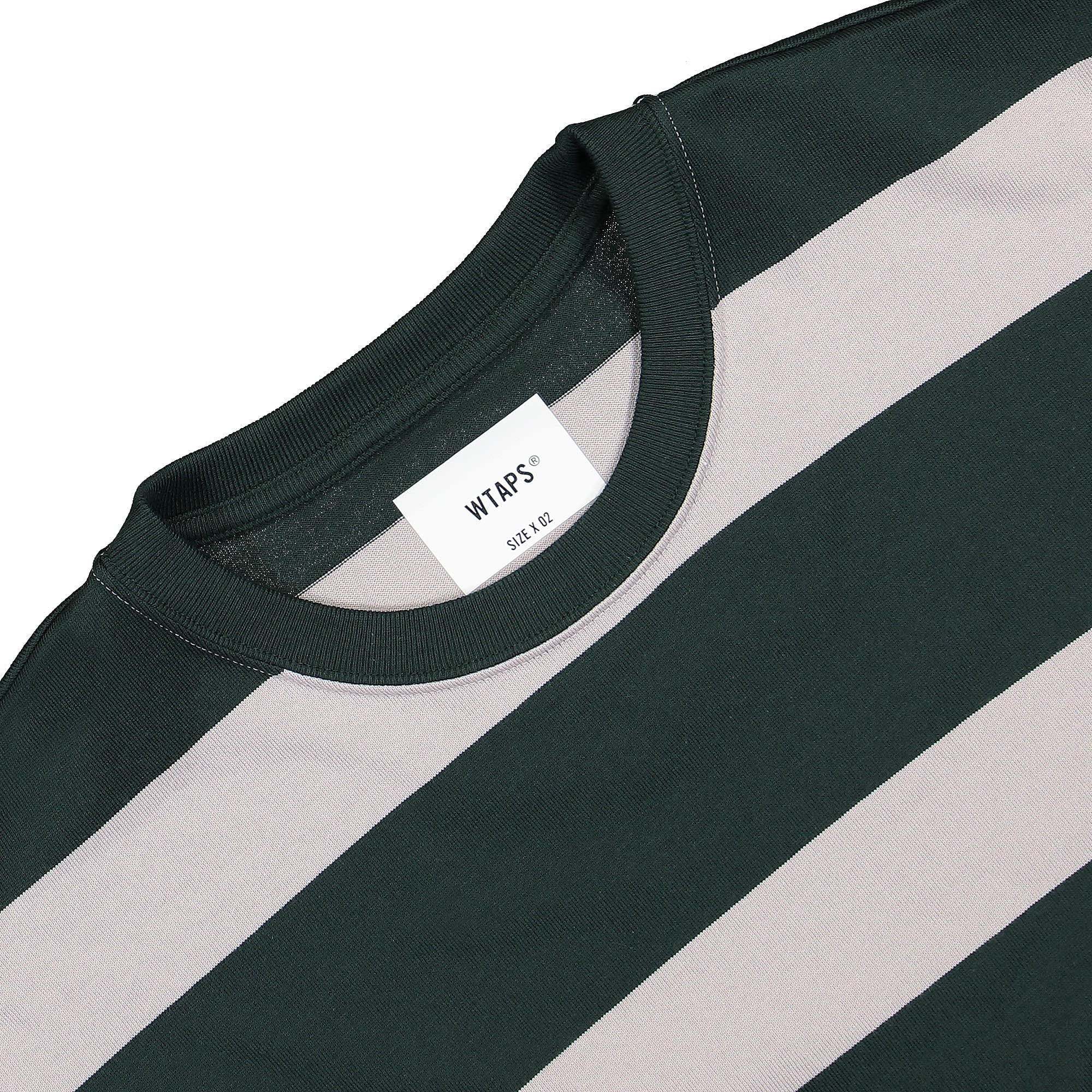 WTAPS Lane T-Shirt Green T-Shirts Close-up | Overkill