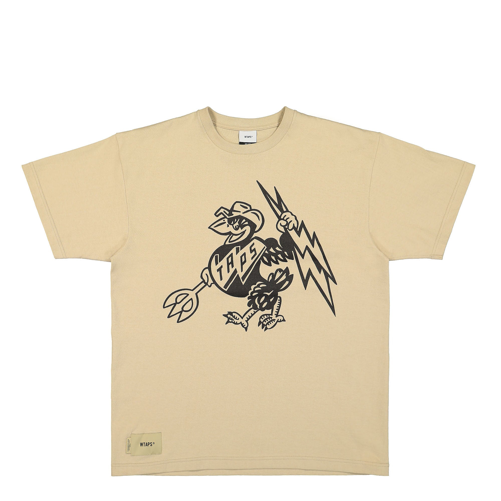 WTAPS Master Chief T-Shirt Beige T-Shirts 221ATDT-STM01S | Overkill