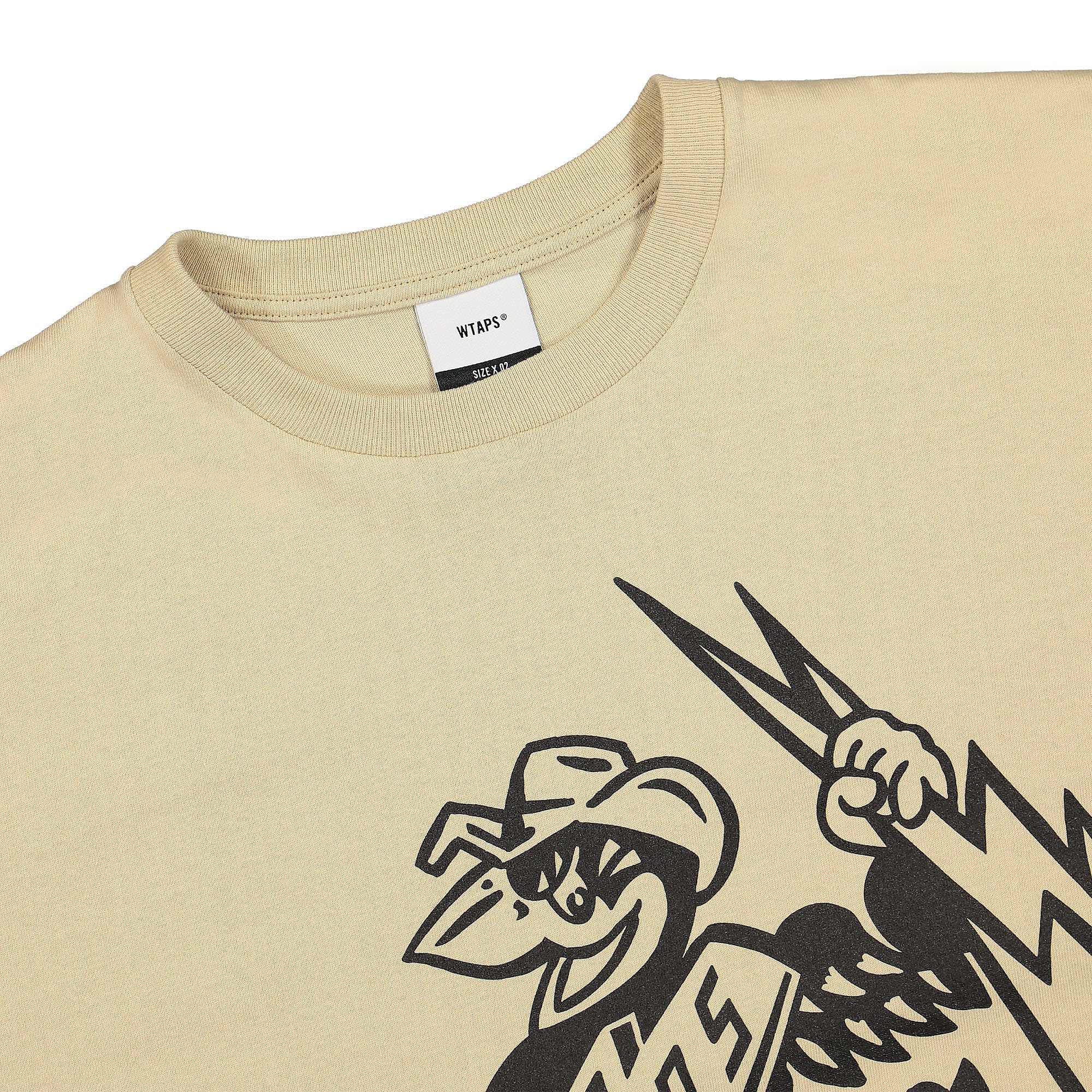 WTAPS Master Chief T-Shirt Beige T-Shirts Close-up | Overkill