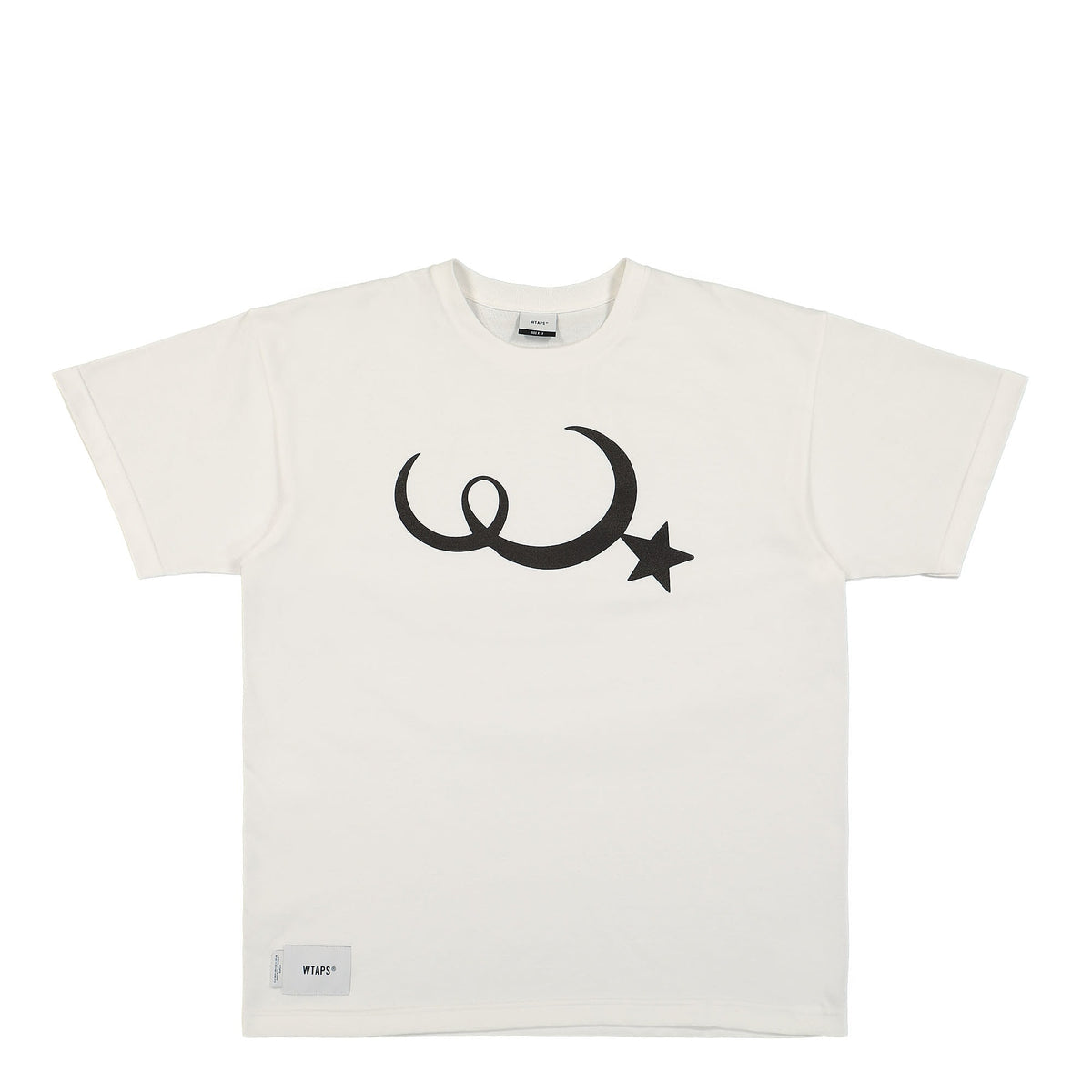 WTAPS Moon & Star T-Shirt White T-Shirts 221ATDT-STM03S | Overkill