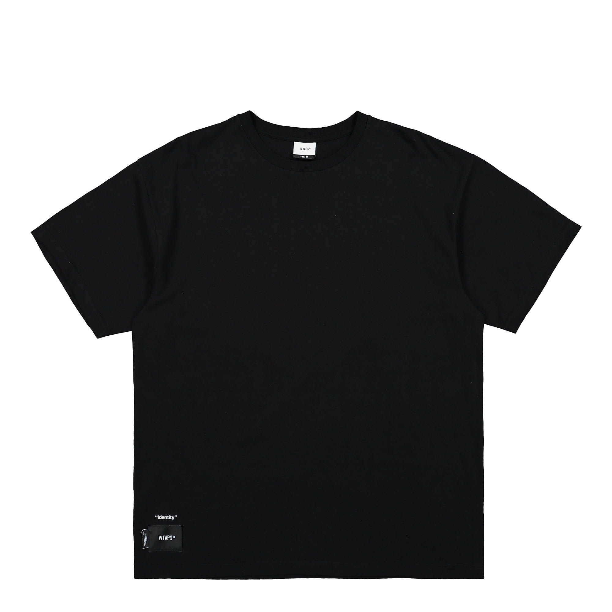 WTAPS Identity T-Shirt Black T-Shirts 221ATDT-STM07S | Overkill