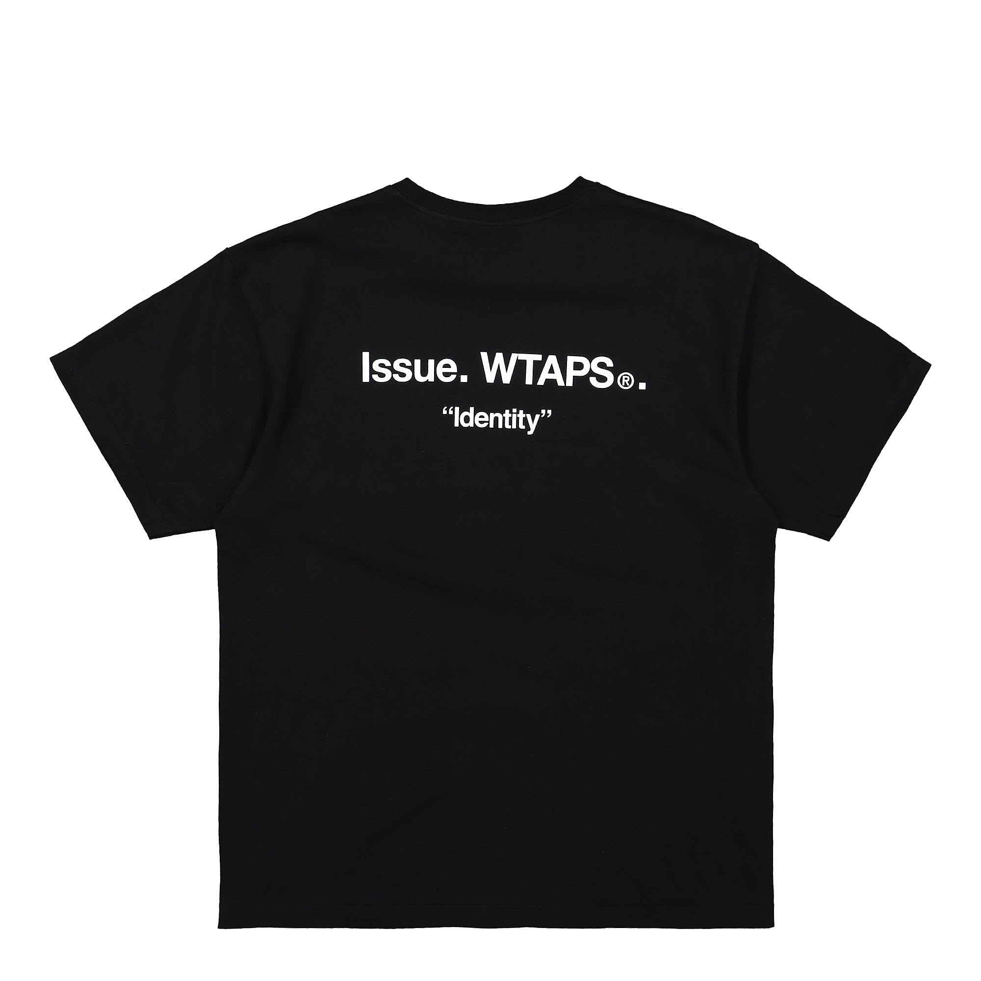 WTAPS Identity T-Shirt Black T-Shirts Close-up | Overkill