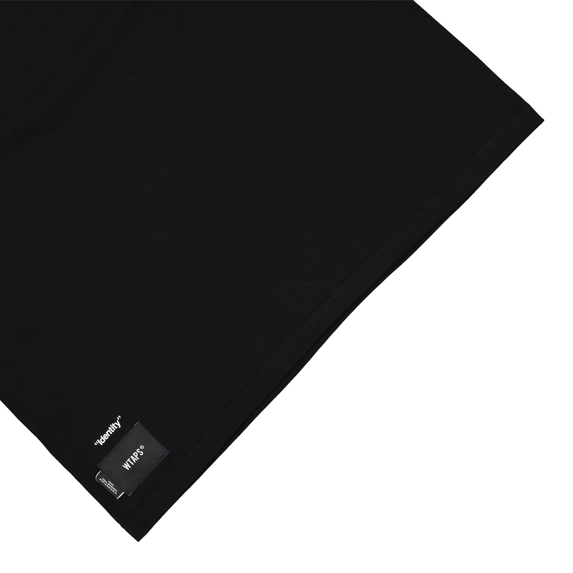 WTAPS Identity T-Shirt Black T-Shirts Detailfoto | Overkill