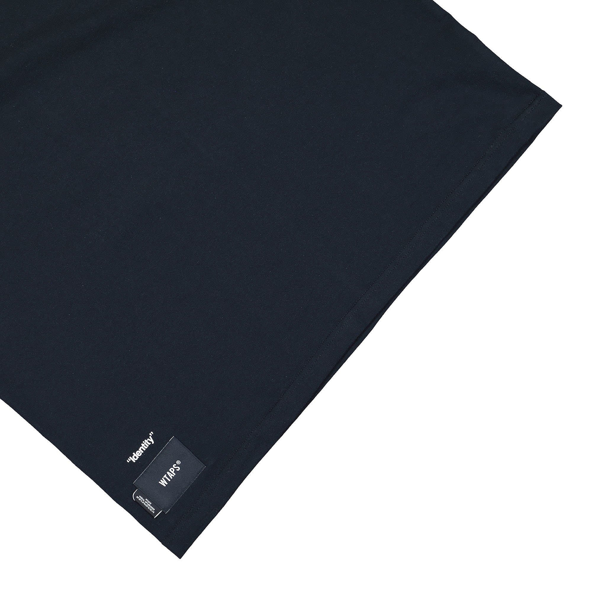 WTAPS Identity T-Shirt Navy T-Shirts Detailfoto | Overkill