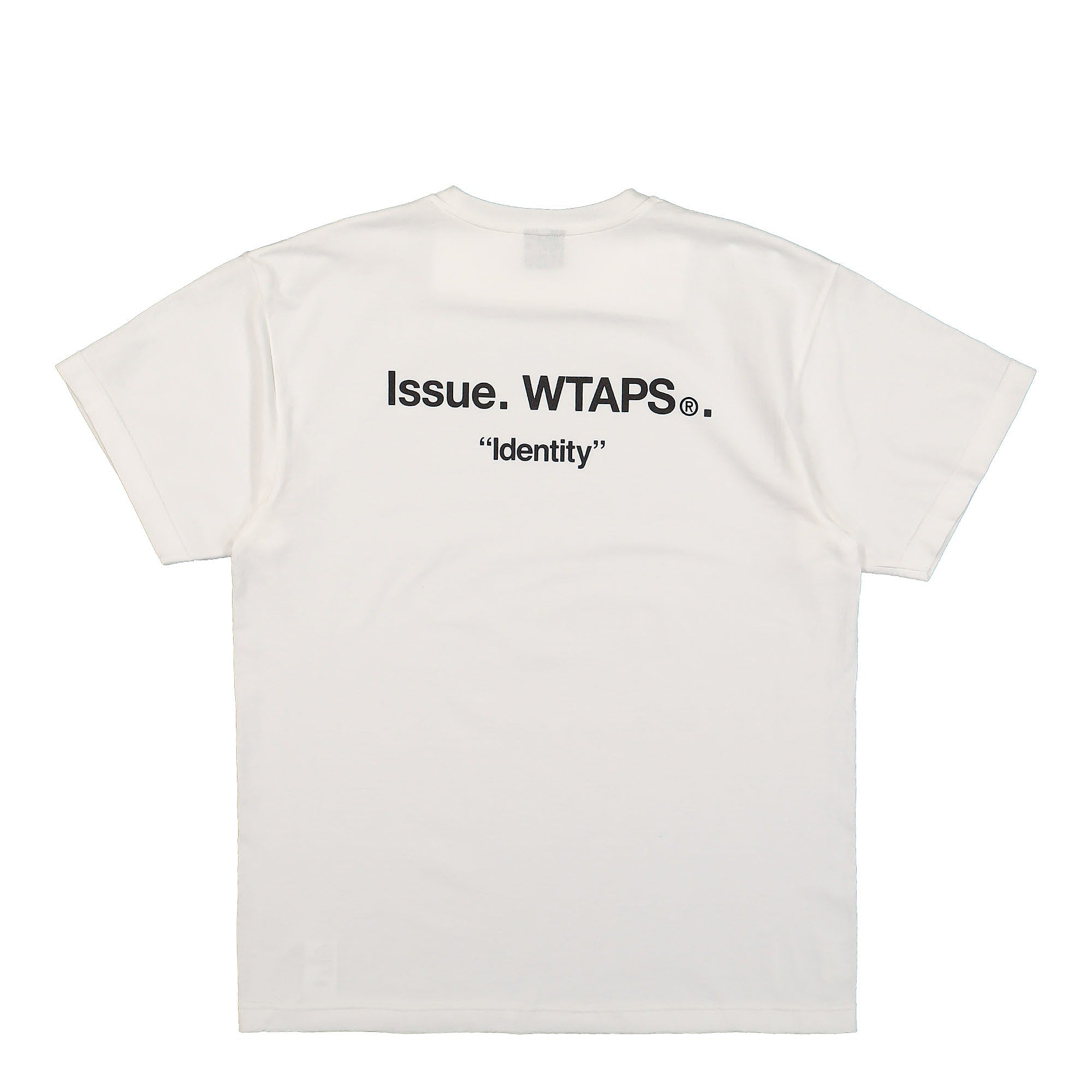 WTAPS Identity T-Shirt White T-Shirts Close-up | Overkill