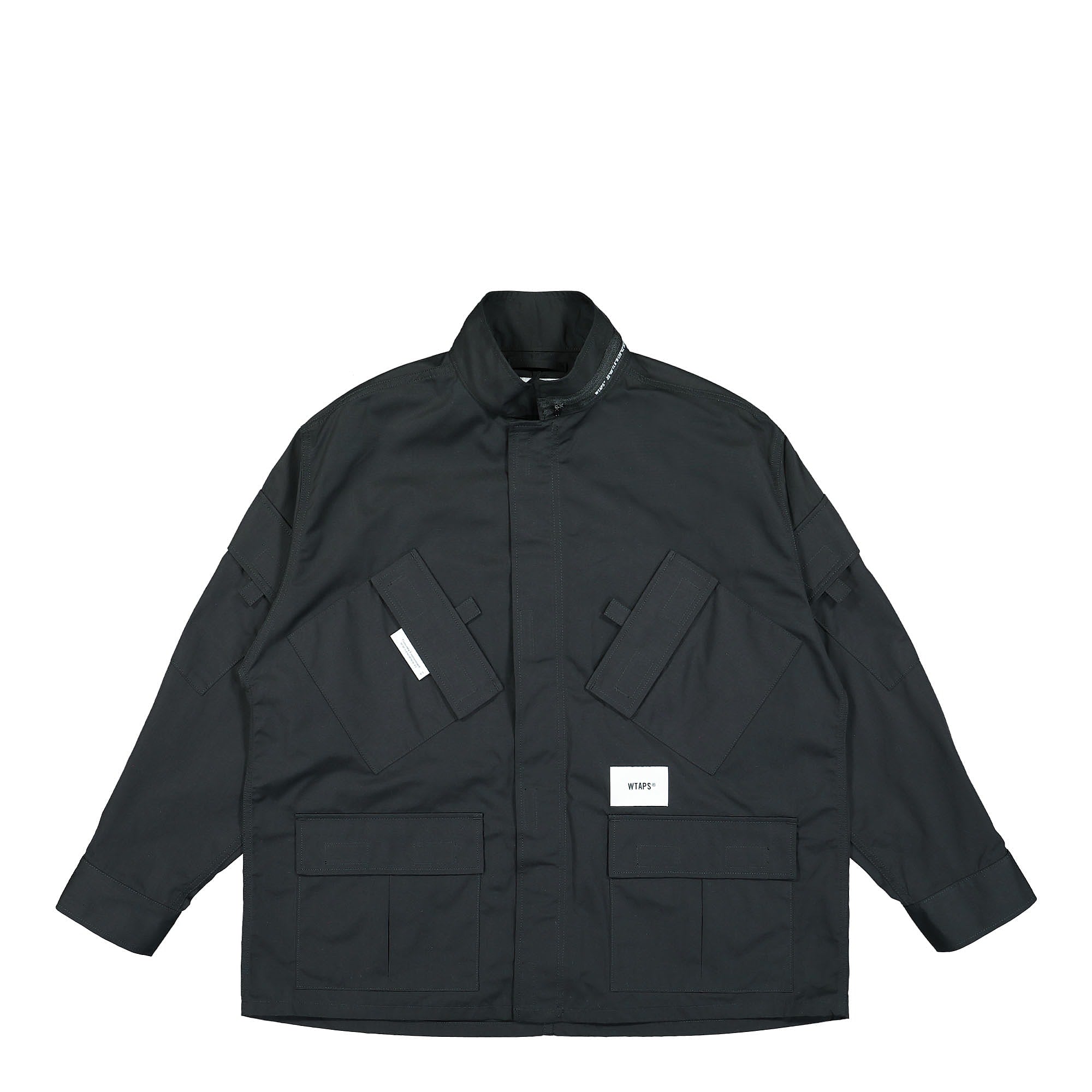 WTAPS Conceal Copo. Weather Jacket Black Windbreaker 221BRDT-JKM03 | Overkill