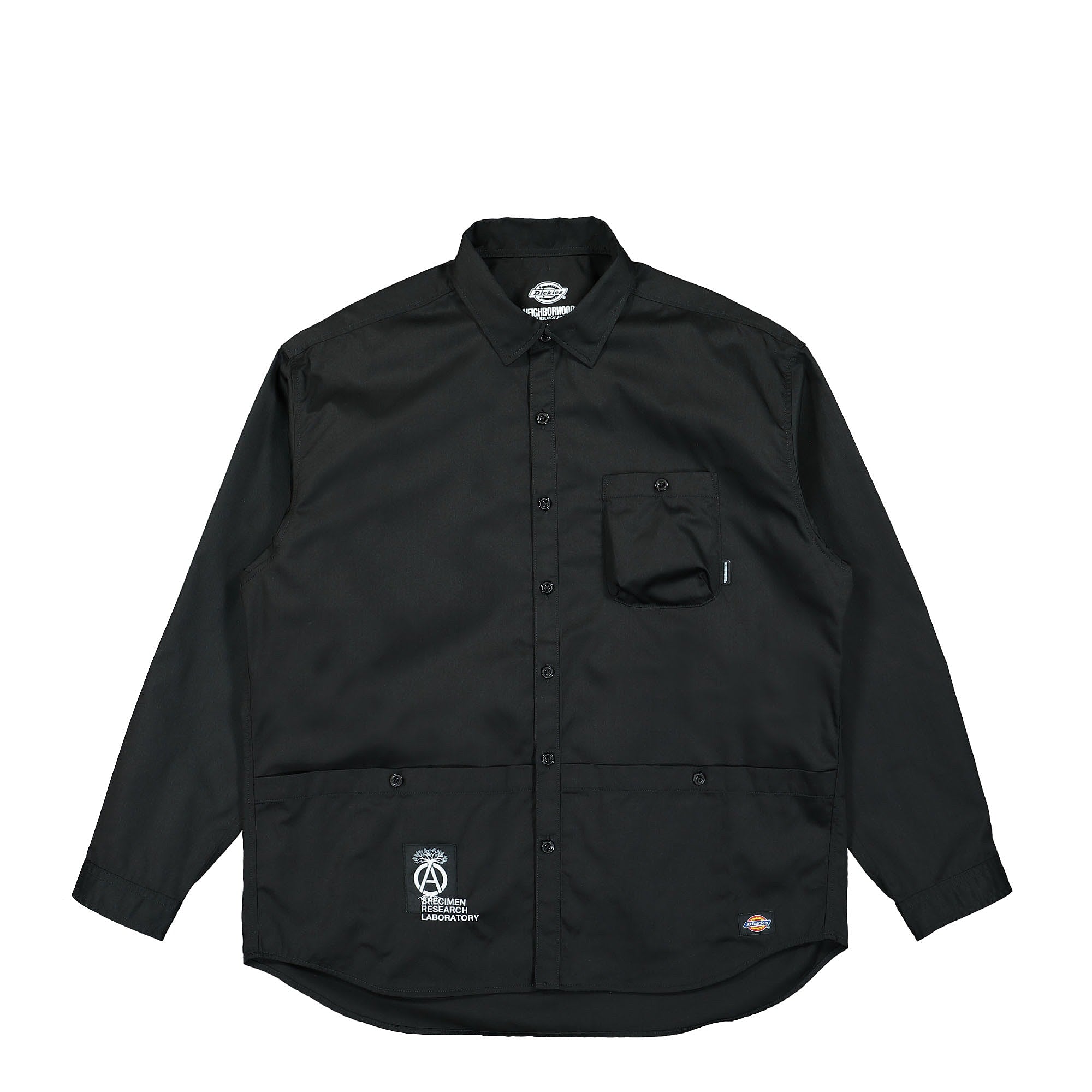 Neighborhood SRL x Dickies x Neighborhood Longsleeve EC-Shirt Black Shirts 221EVDKN-SHM01 | Overkill