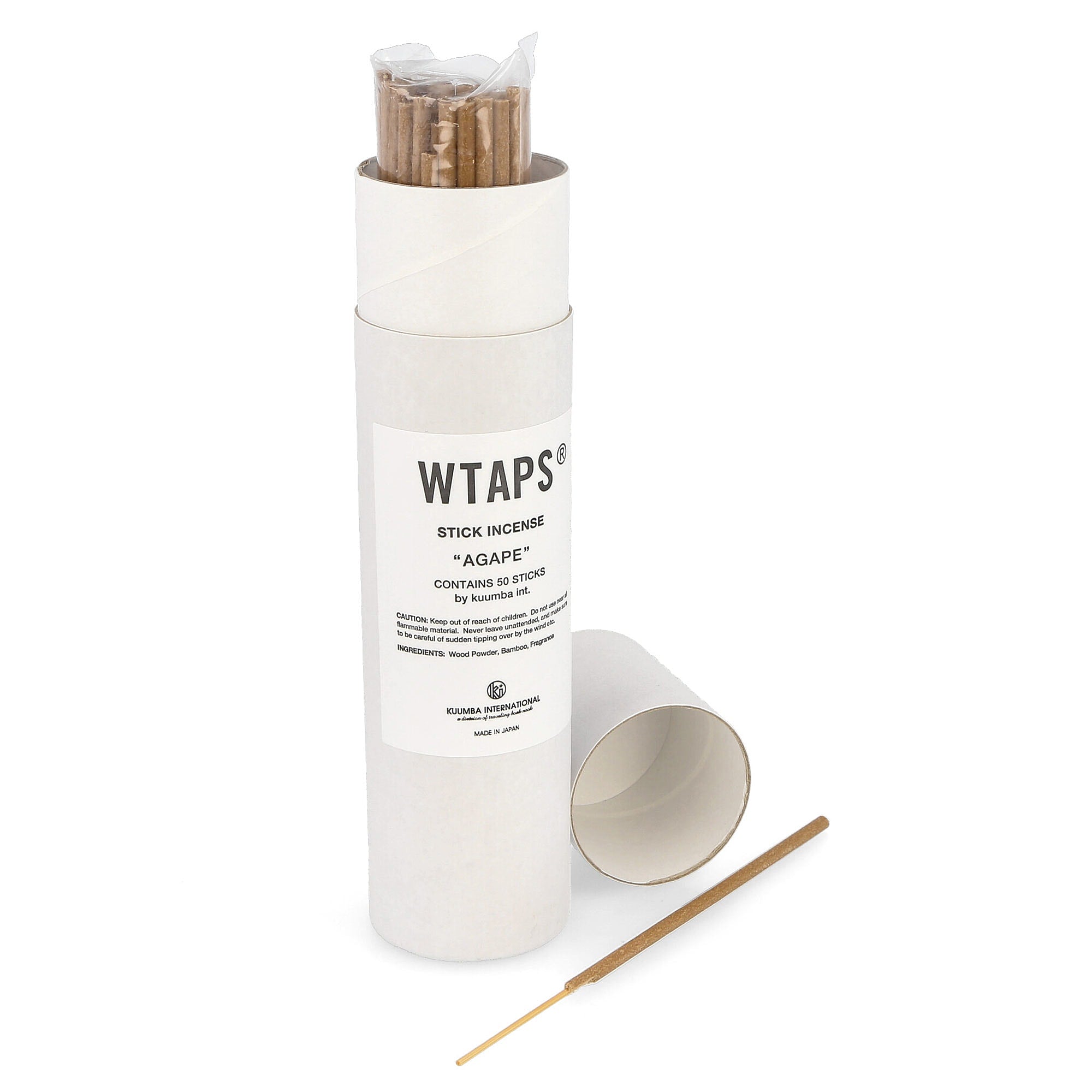 WTAPS Kuumba x WTAPS Stick Incense Agape Bamboo Incense & Candles 221KIKID-AC01 | Overkill