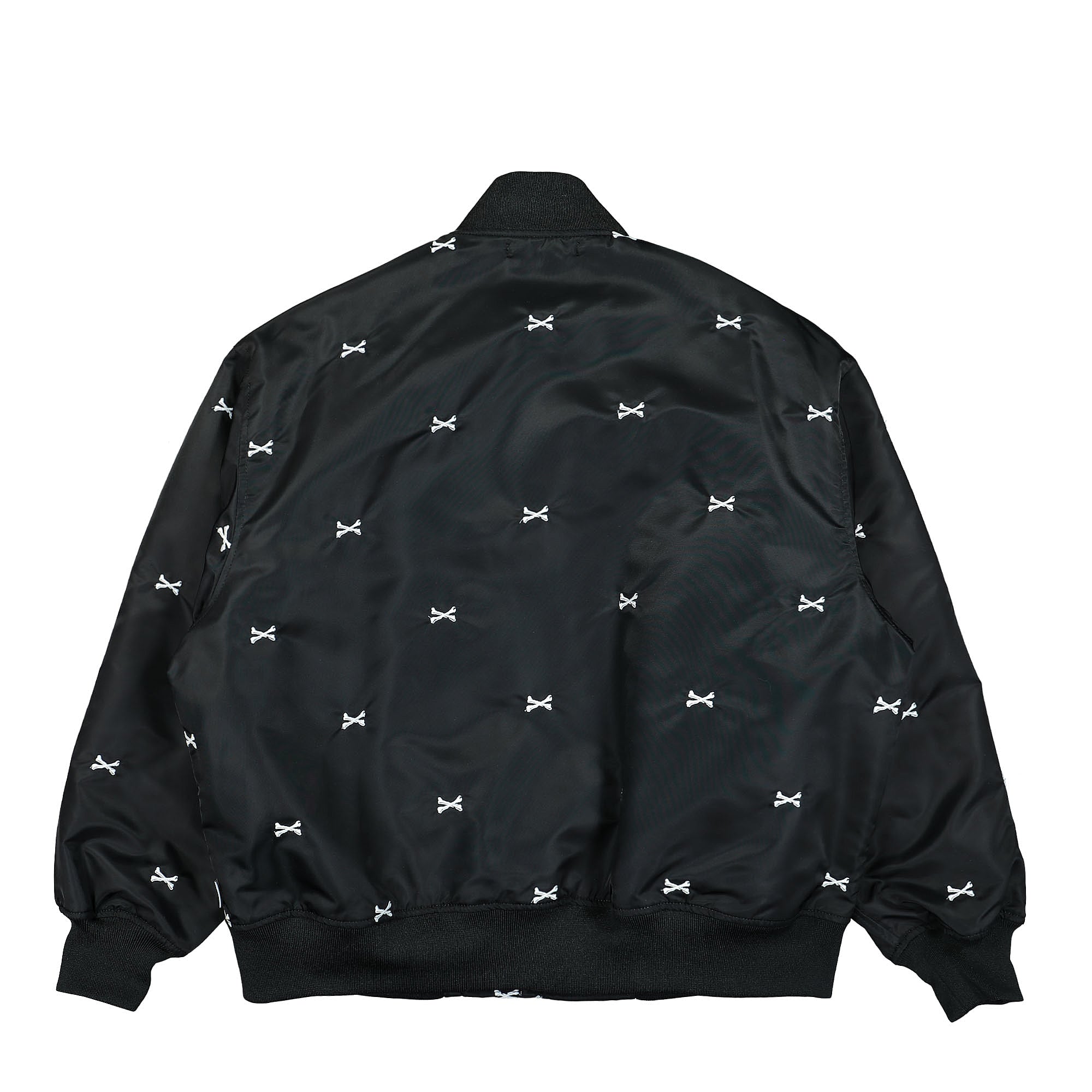 WTAPS Nylon Twill Textile Team Jacket Black Jackets Material | Overkill