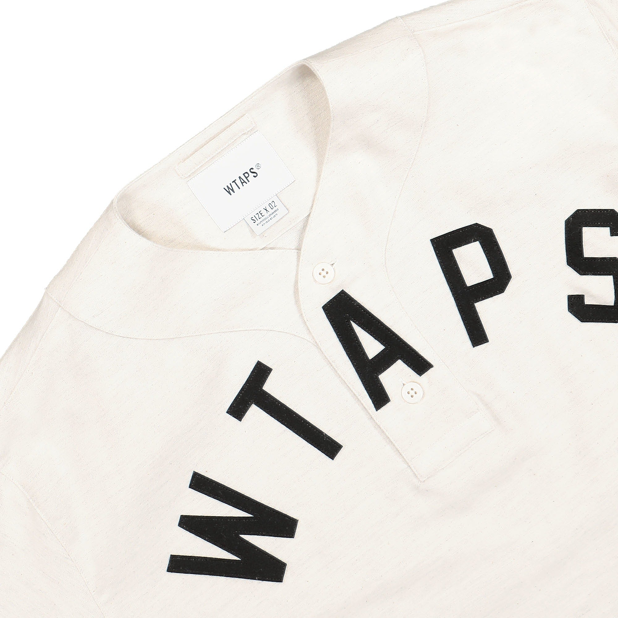 WTAPS League Shirt White Shirts Material | Overkill