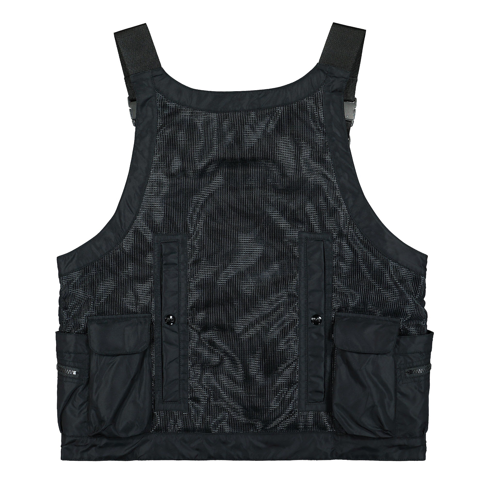 Neighborhood Tool Pocket / N-Vest Black Vests Close-up | Overkill