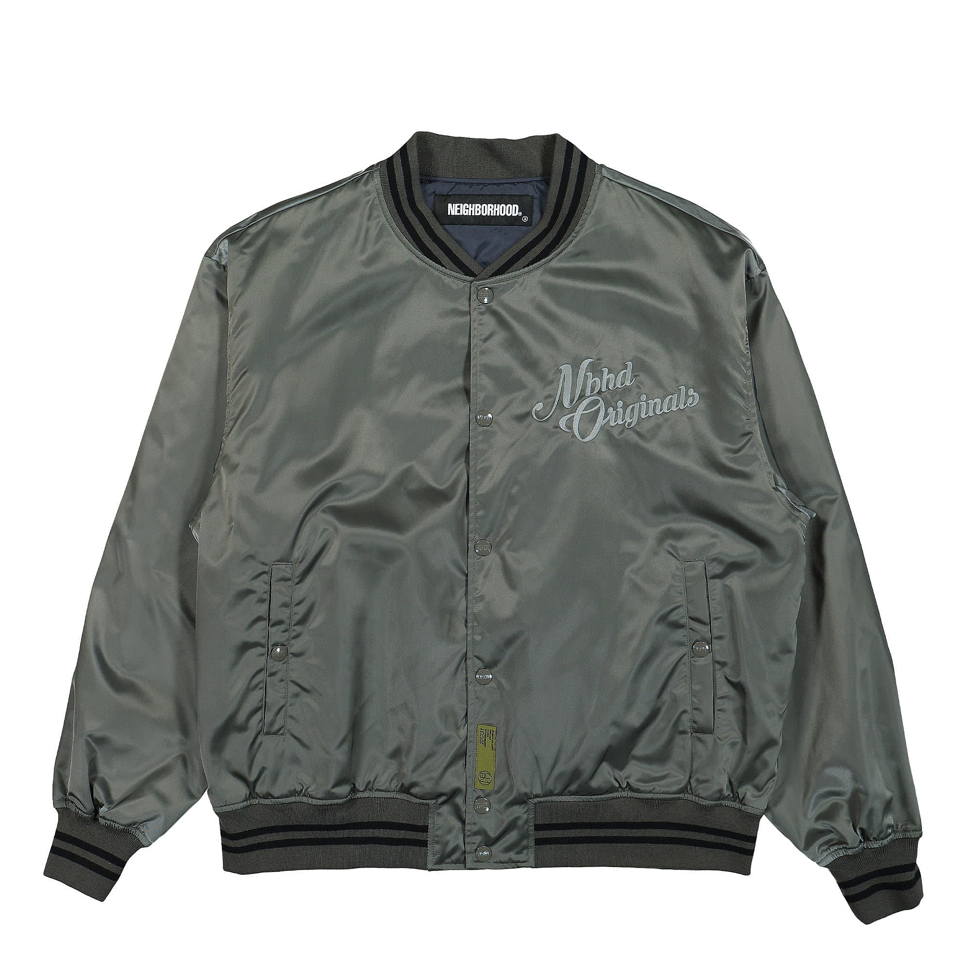 Neighborhood B.B. / N-Jacket Charcoal Bomber & Varsity Jackets 221TSNH-JKM08 | Overkill