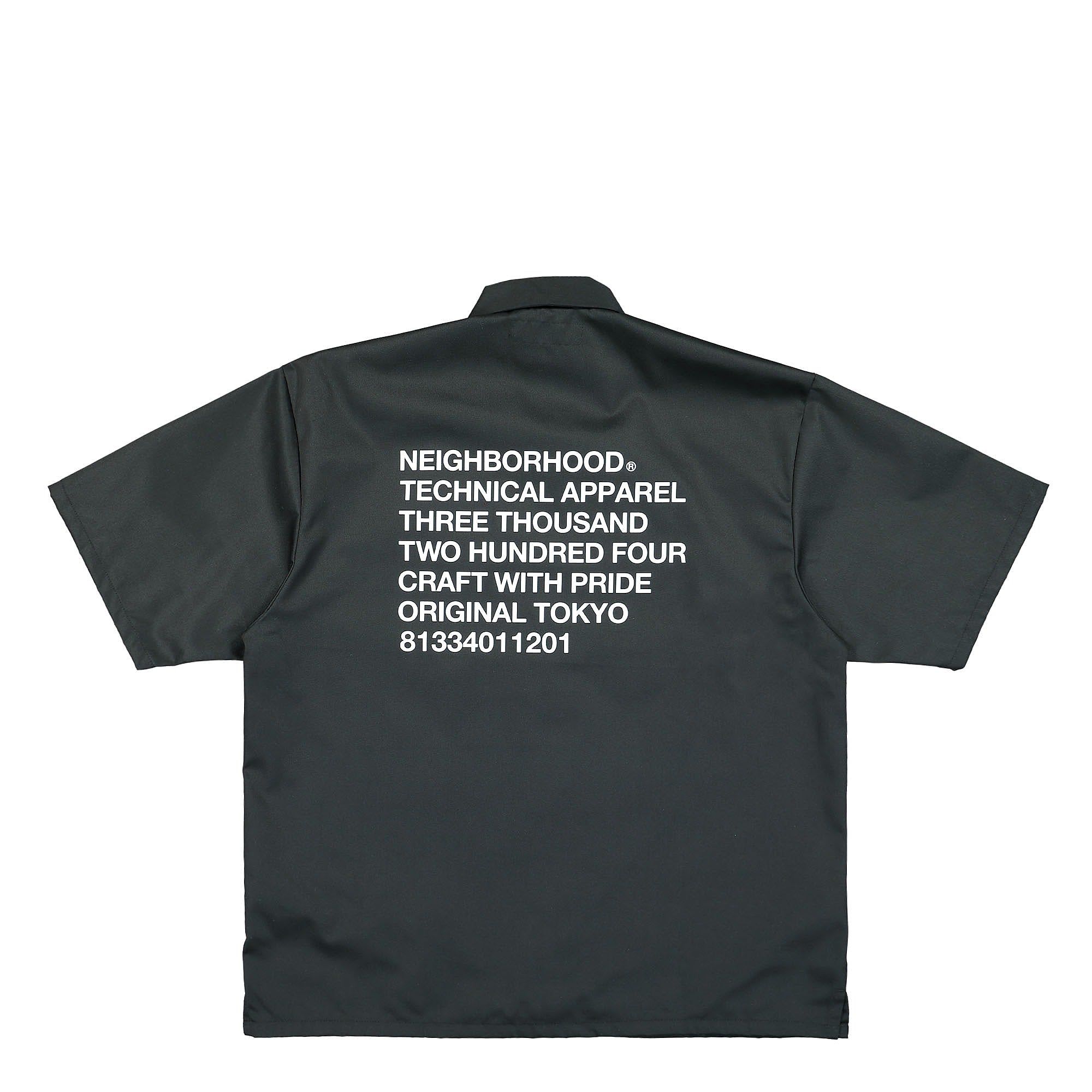 Neighborhood Classic Work EC-Shirt Black Shirts Close-up | Overkill