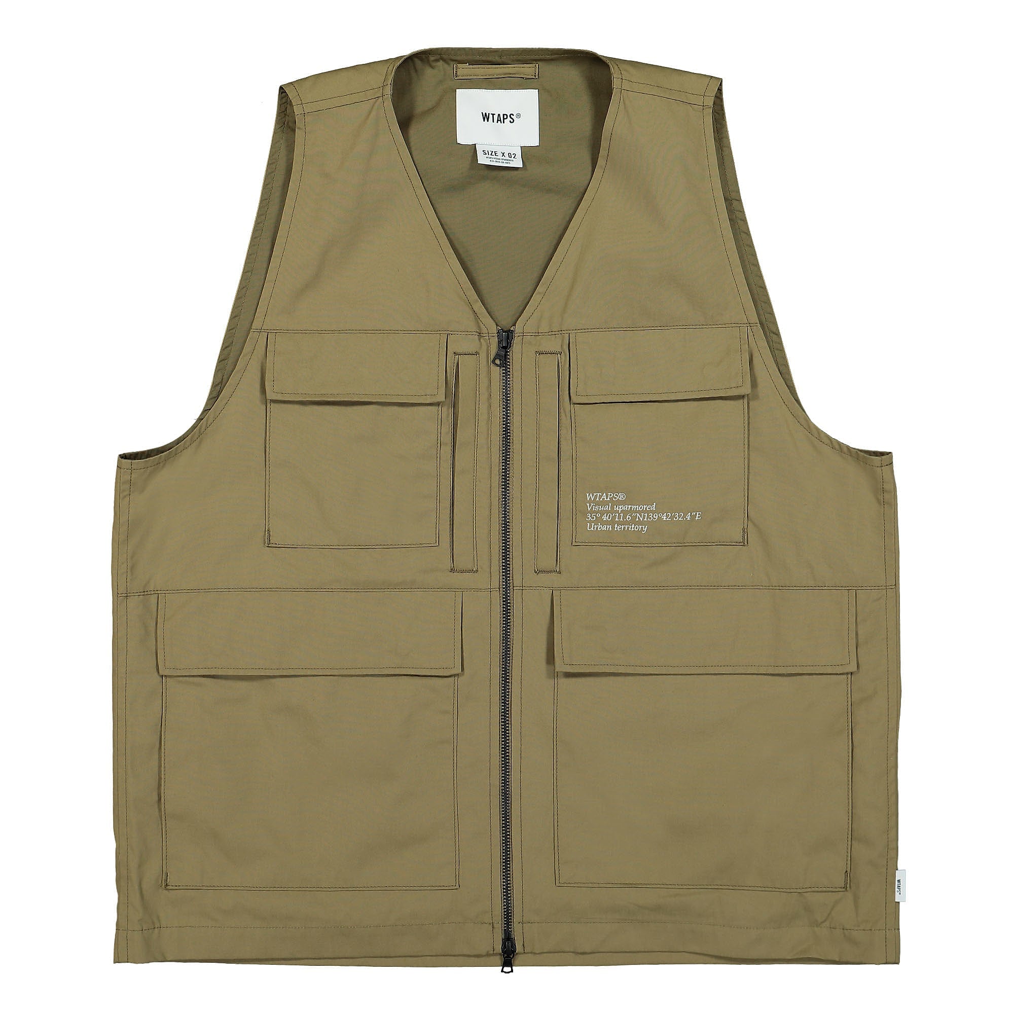 WTAPS LRRP Vest Beige Vests 221WVDT-JKM01 | Overkill