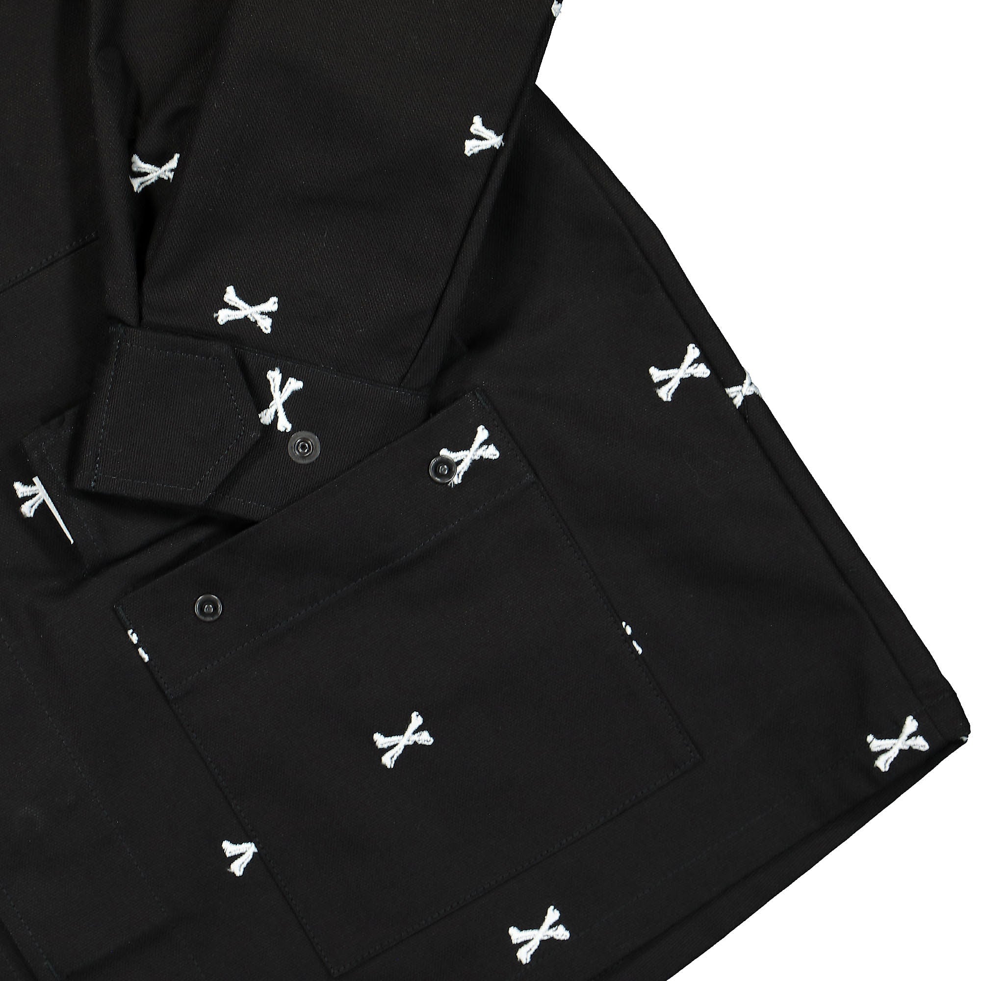 WTAPS Jungle 01 Longsleeve Shirt Black Longsleeves Detailfoto | Overkill