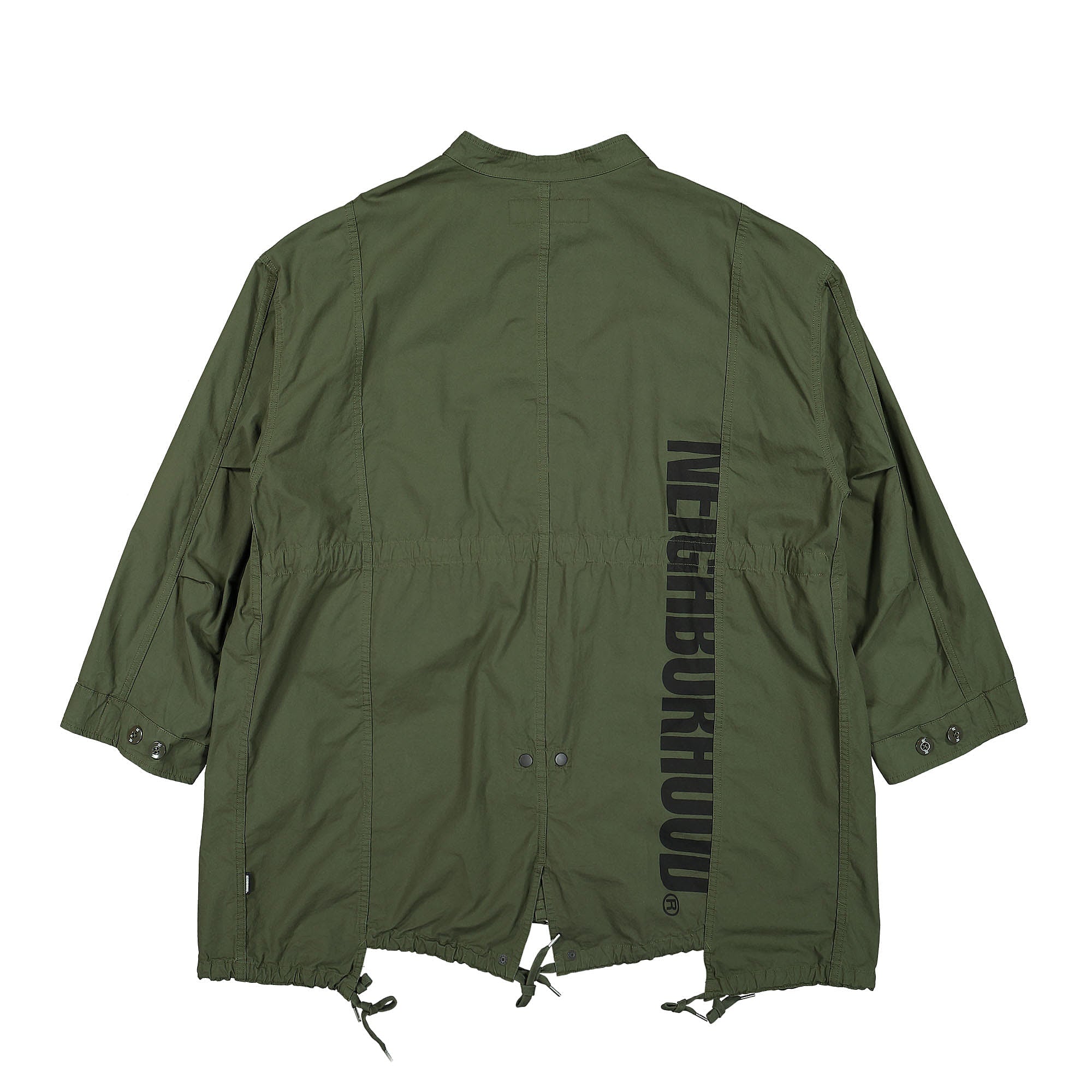 Neighborhood Fishtail / C-Coat Olive Drab Coats Close-up | Overkill