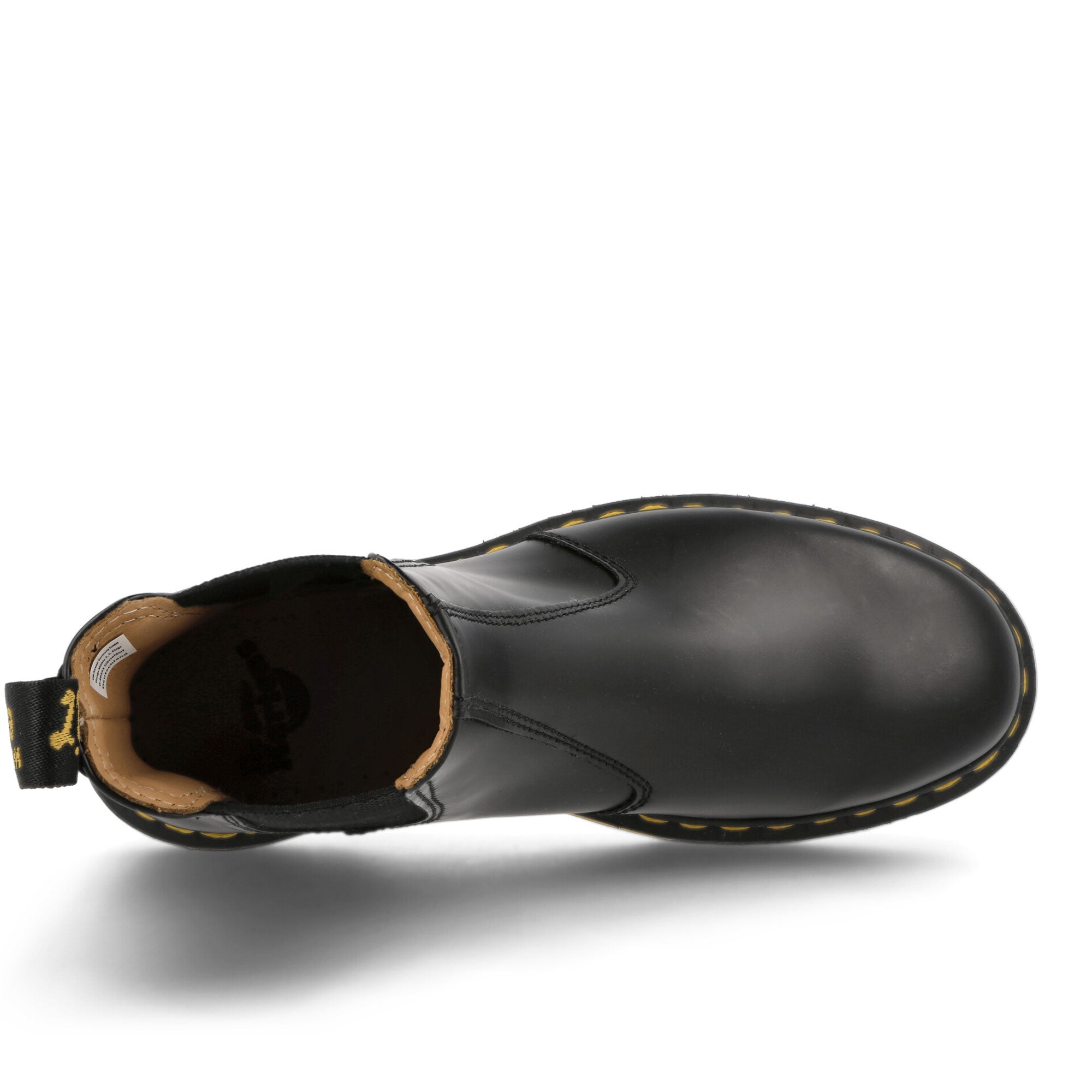 Dr. Martens 2976 Ys Black Smooth Black Boots Detailfoto | Overkill