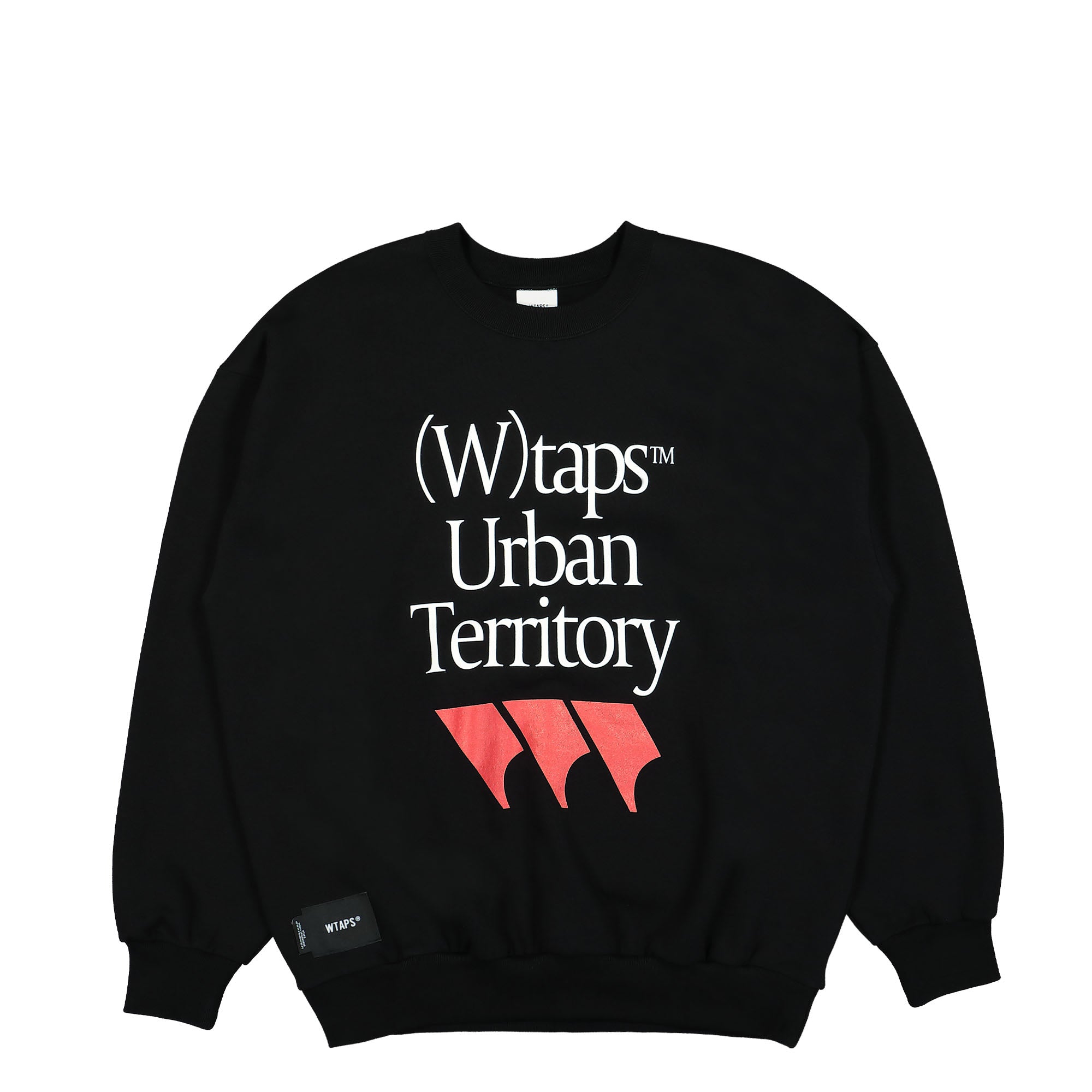 WTAPS :///: Crewneck Sweatshirt Black Sweatshirts 222ATDT-CPM01S | Overkill