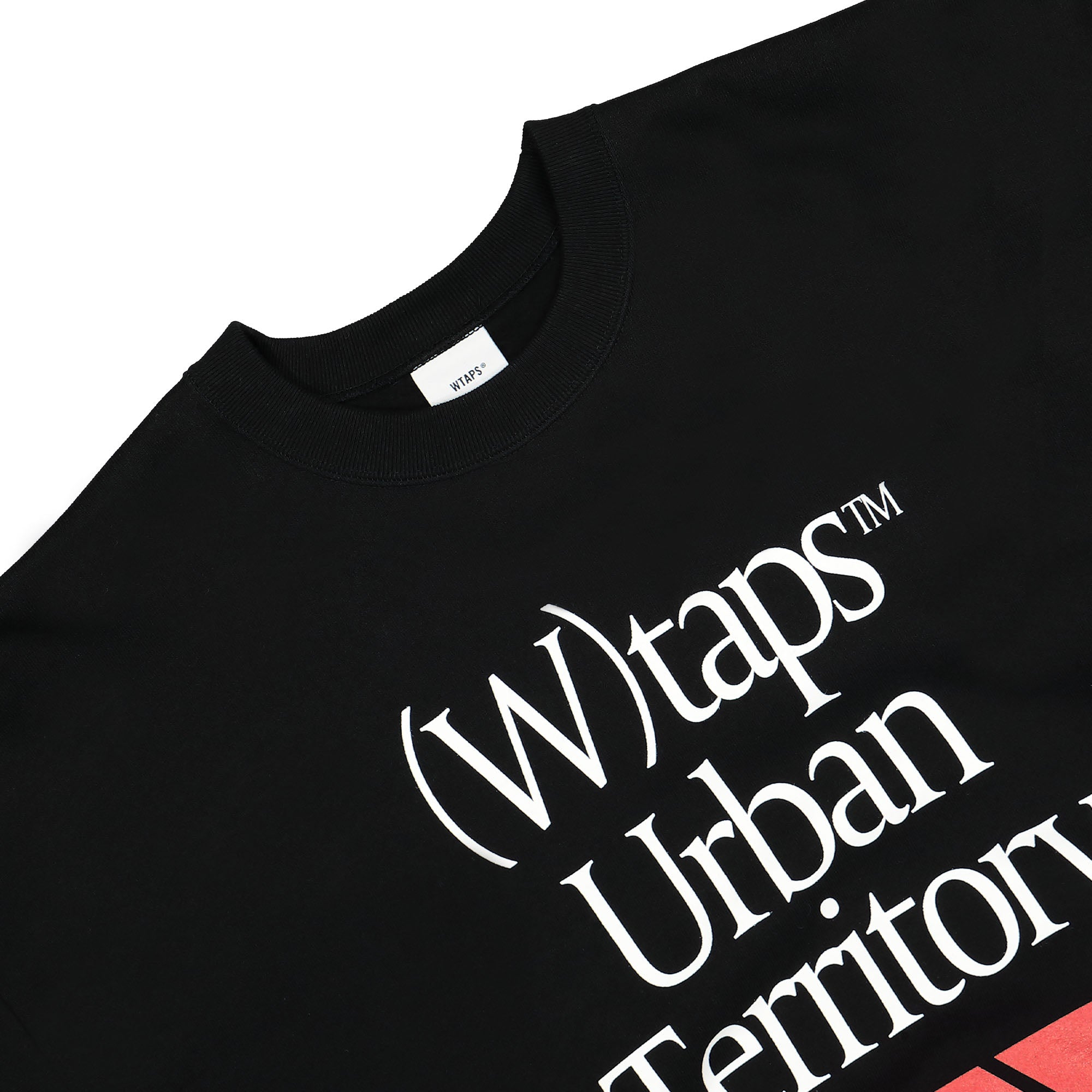WTAPS :///: Crewneck Sweatshirt Black Sweatshirts Close-up | Overkill