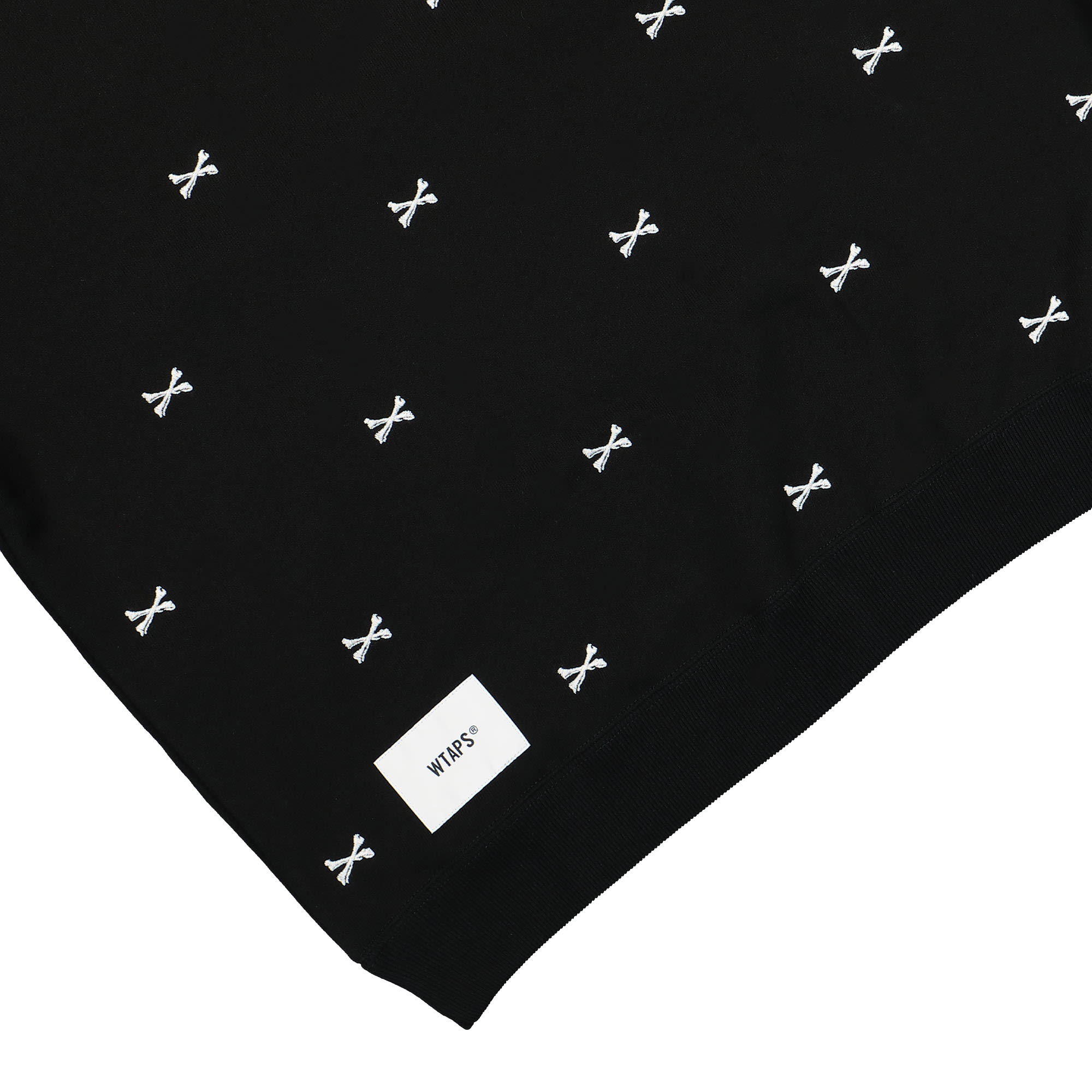 WTAPS ACNE Crossbones Crewneck Sweater Black Sweatshirts Detailfoto | Overkill