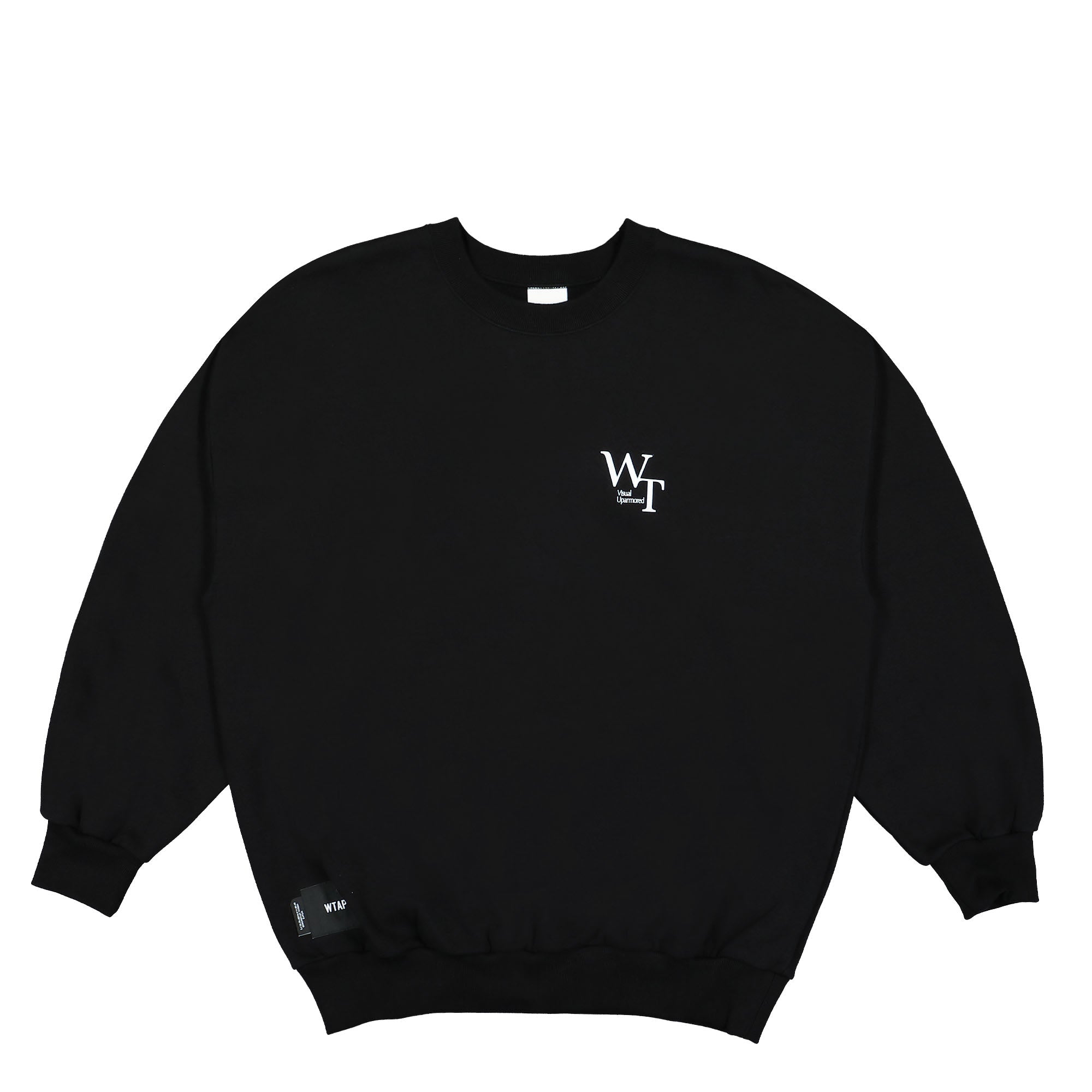 WTAPS Locks Crewneck Sweatshirt Black Sweatshirts 222ATDT-CPM02S / Black | Overkill