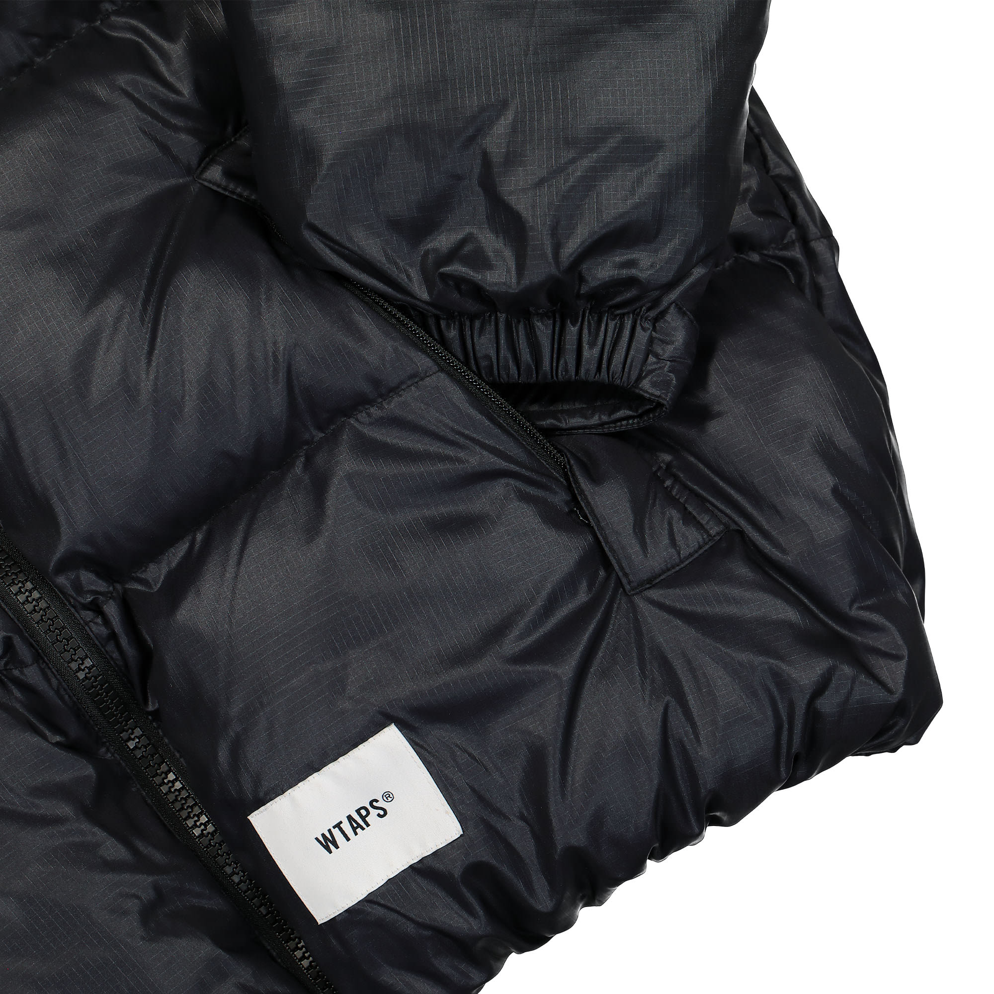 WTAPS Bivouac Fortless Ripstop Jacket Black Puffer Jackets Detailfoto | Overkill