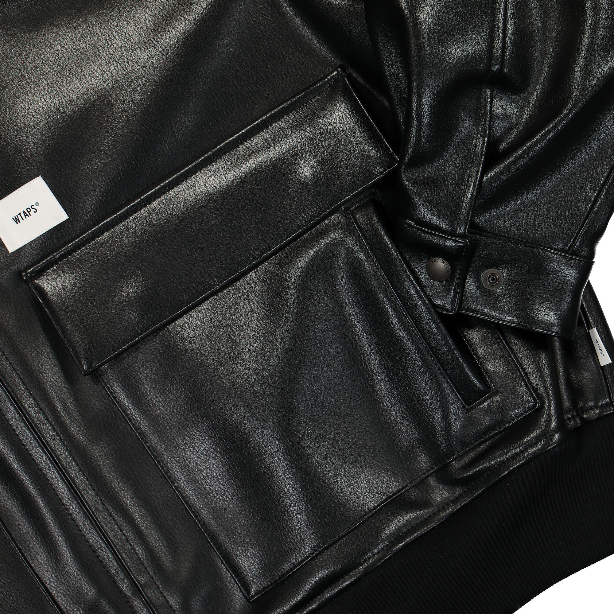 WTAPS JFW-01 Flight Jacket Black Jackets Material | Overkill