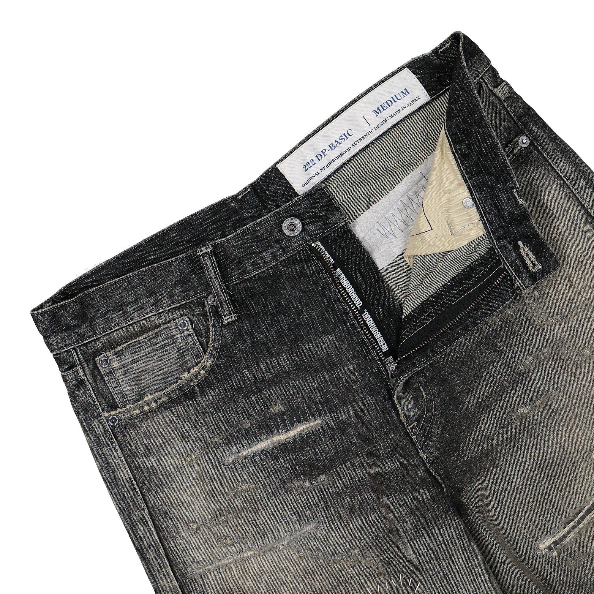 Neighborhood Savage Denim DP Basic Pant Black Sweat & Track Pants Detailfoto | Overkill