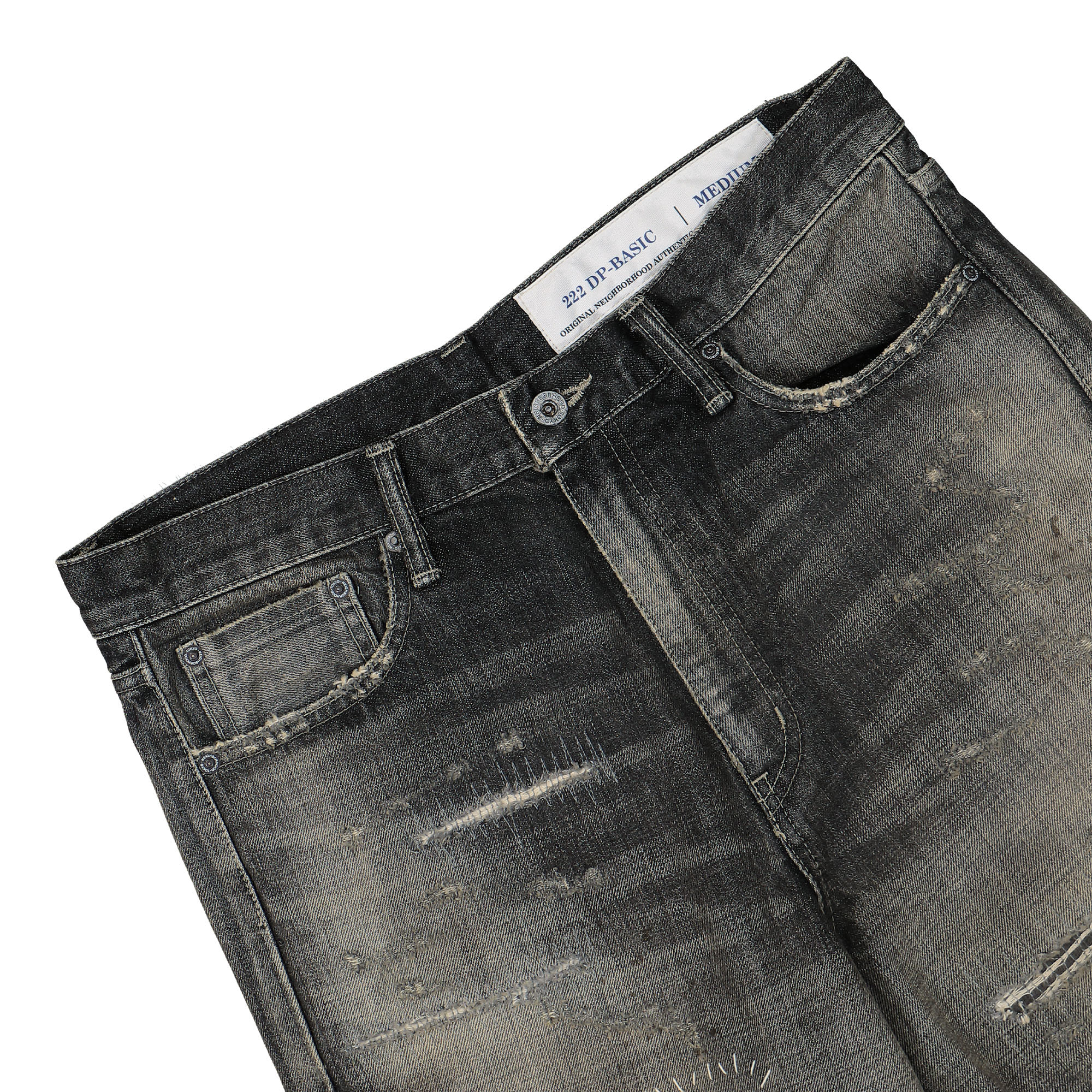 Neighborhood Savage Denim DP Basic Pant Black Sweat & Track Pants Detail view 1 | Overkill