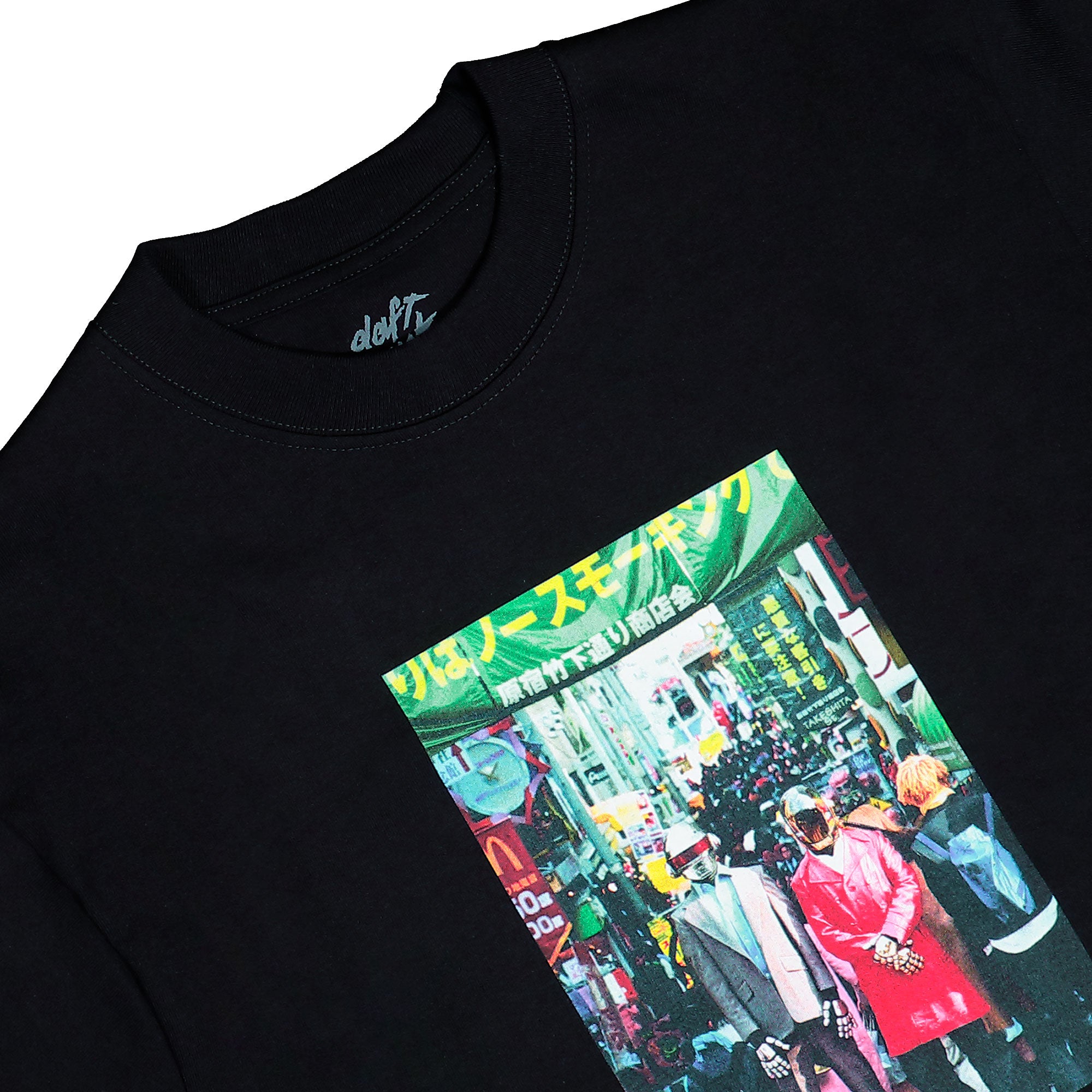 Pleasures Harajuka T-Shirt Black T-Shirts P25DP018-Black Detailfoto | Overkill
