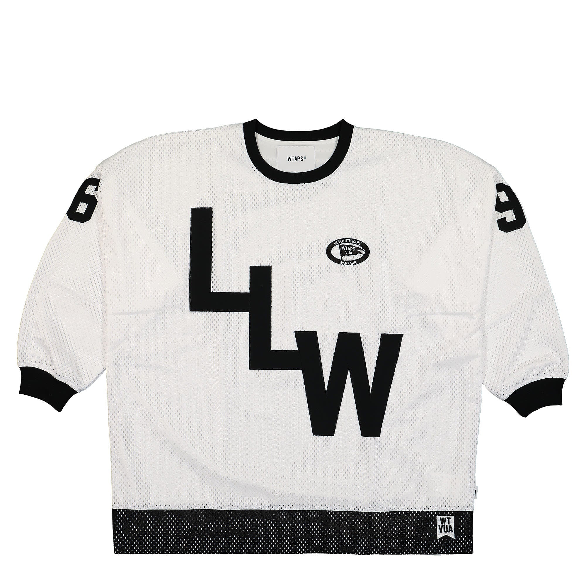 WTAPS Netminder LS Hockey Jersey White Longsleeves 222ATDT-CSM06 | Overkill