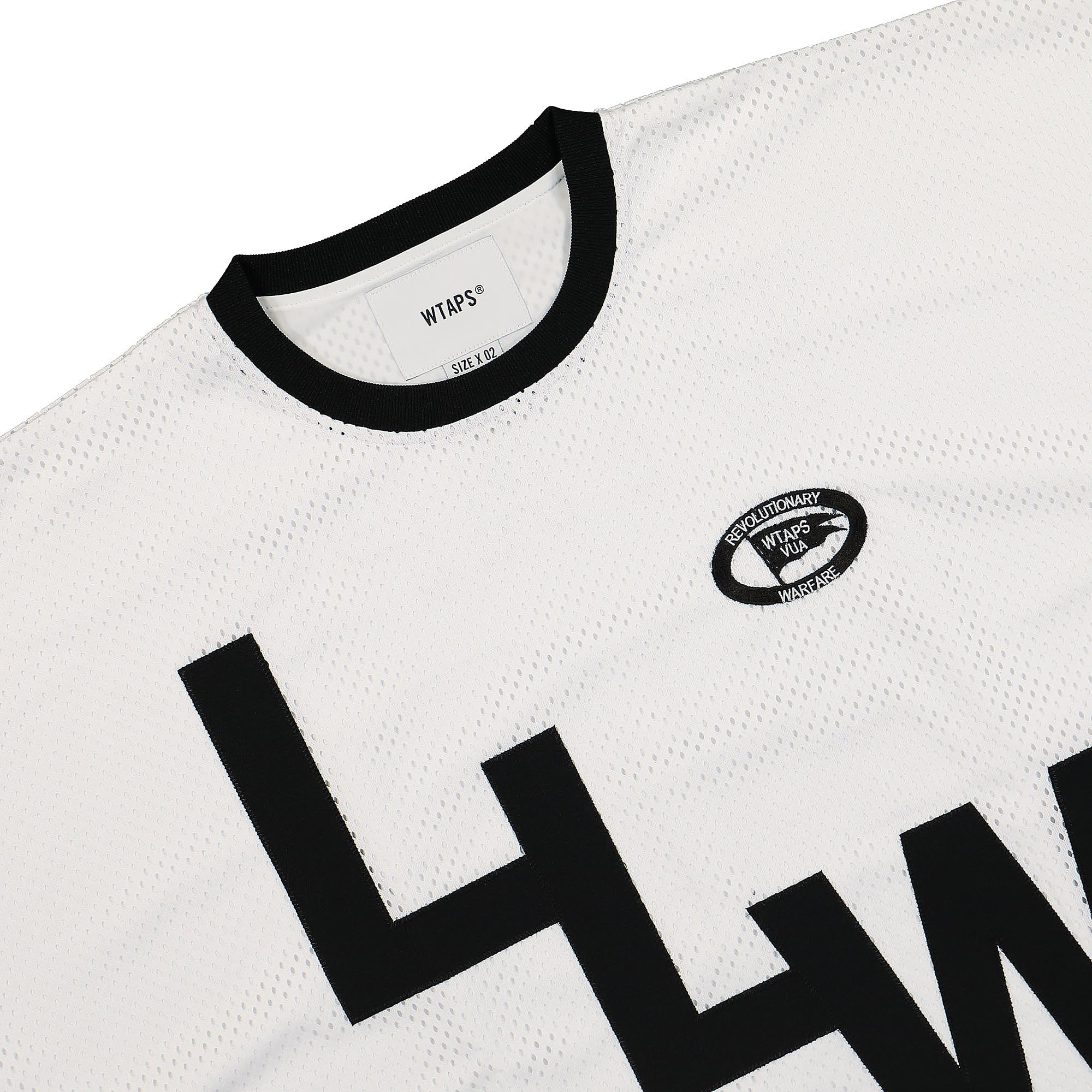 WTAPS Netminder LS Hockey Jersey White Longsleeves Material | Overkill