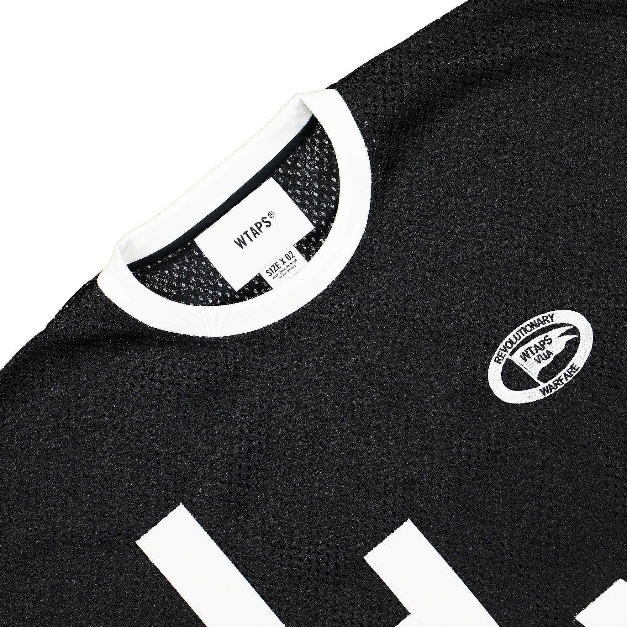 WTAPS Netminder LS Hockey Jersey Black T-Shirts Material | Overkill