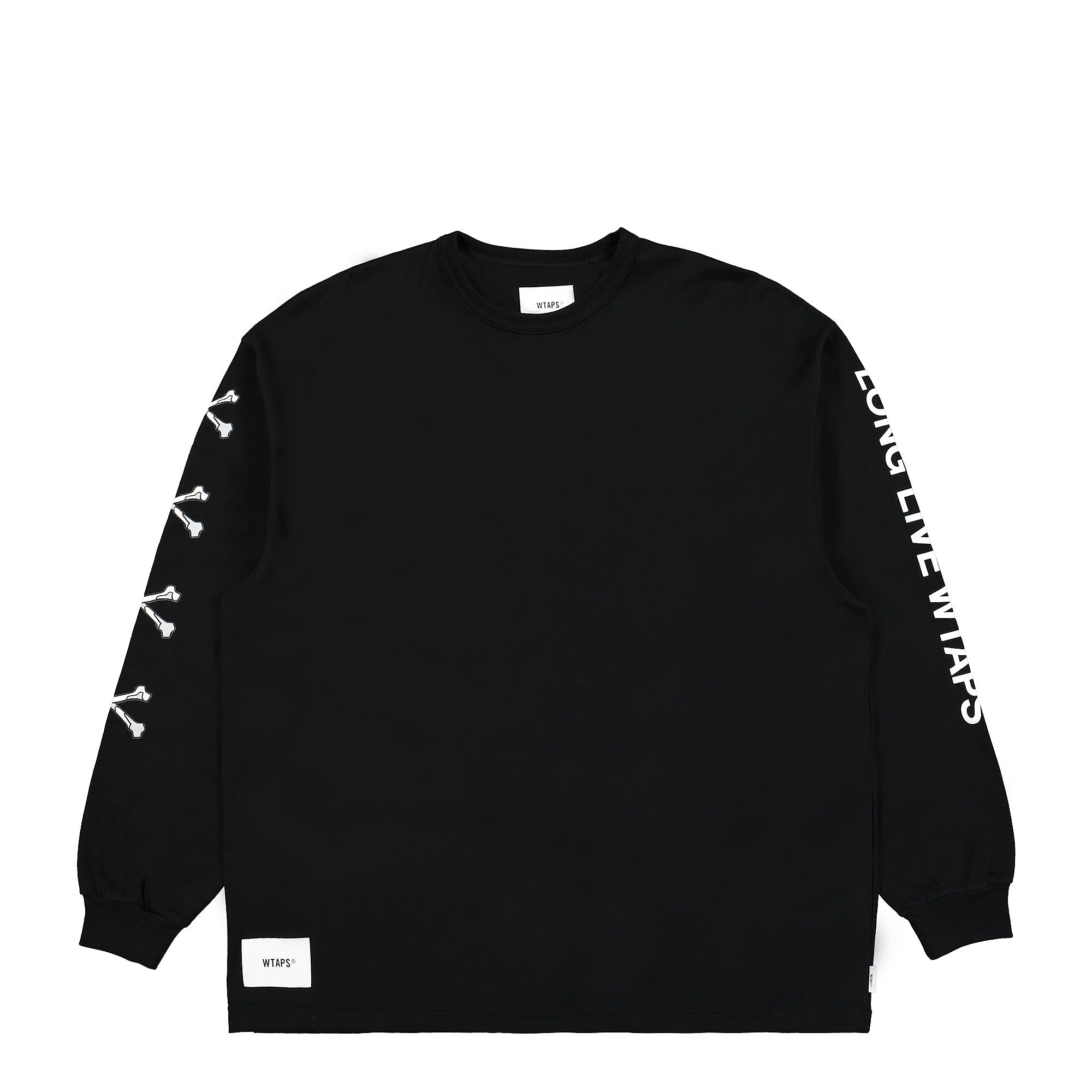 WTAPS LXLXW LS Pullover Black Sweatshirts 222ATDT-CSM12 | Overkill