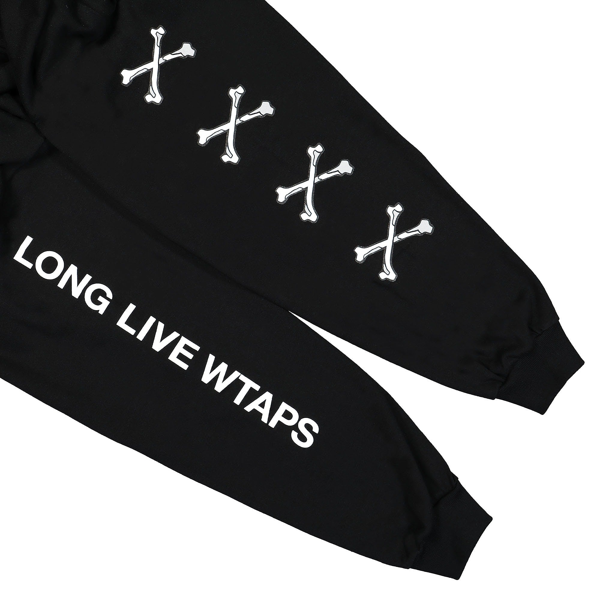 WTAPS LXLXW LS Pullover Black Sweatshirts Close-up | Overkill