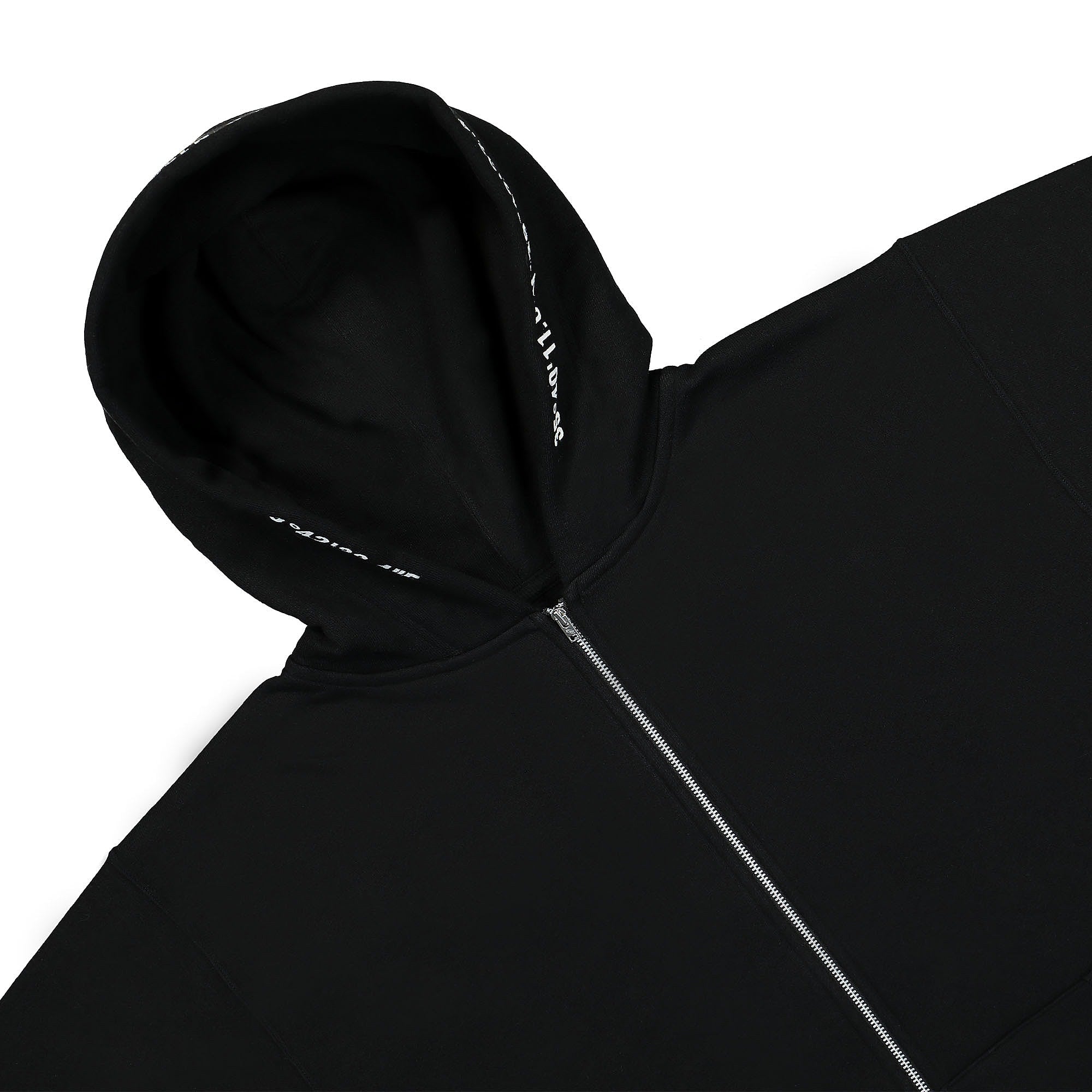 WTAPS X3.0 Zip Hoody Black Hoodies Material | Overkill