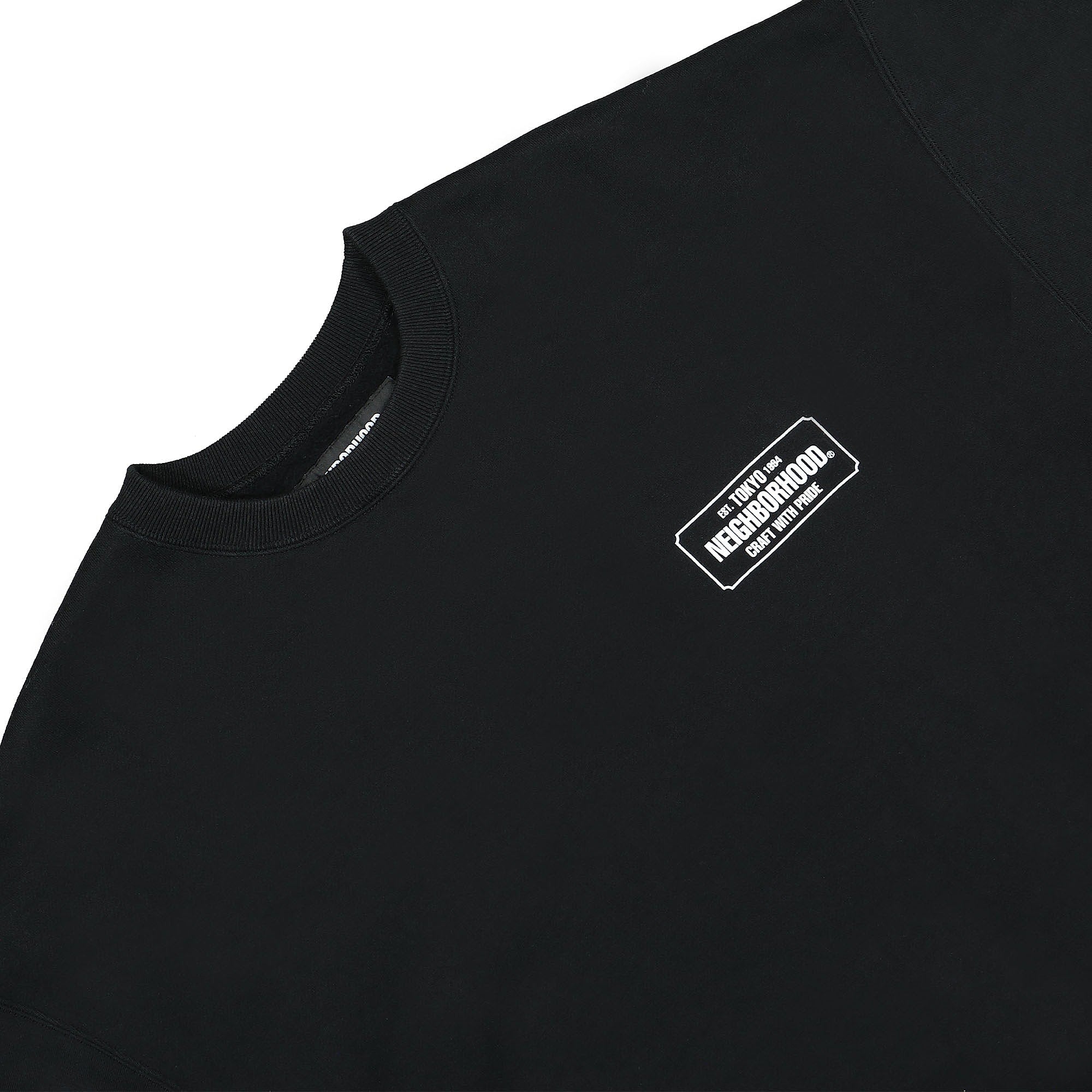 Neighborhood Classic-S LS. CO Crewneck Sweatshirt Black Sweatshirts Material | Overkill