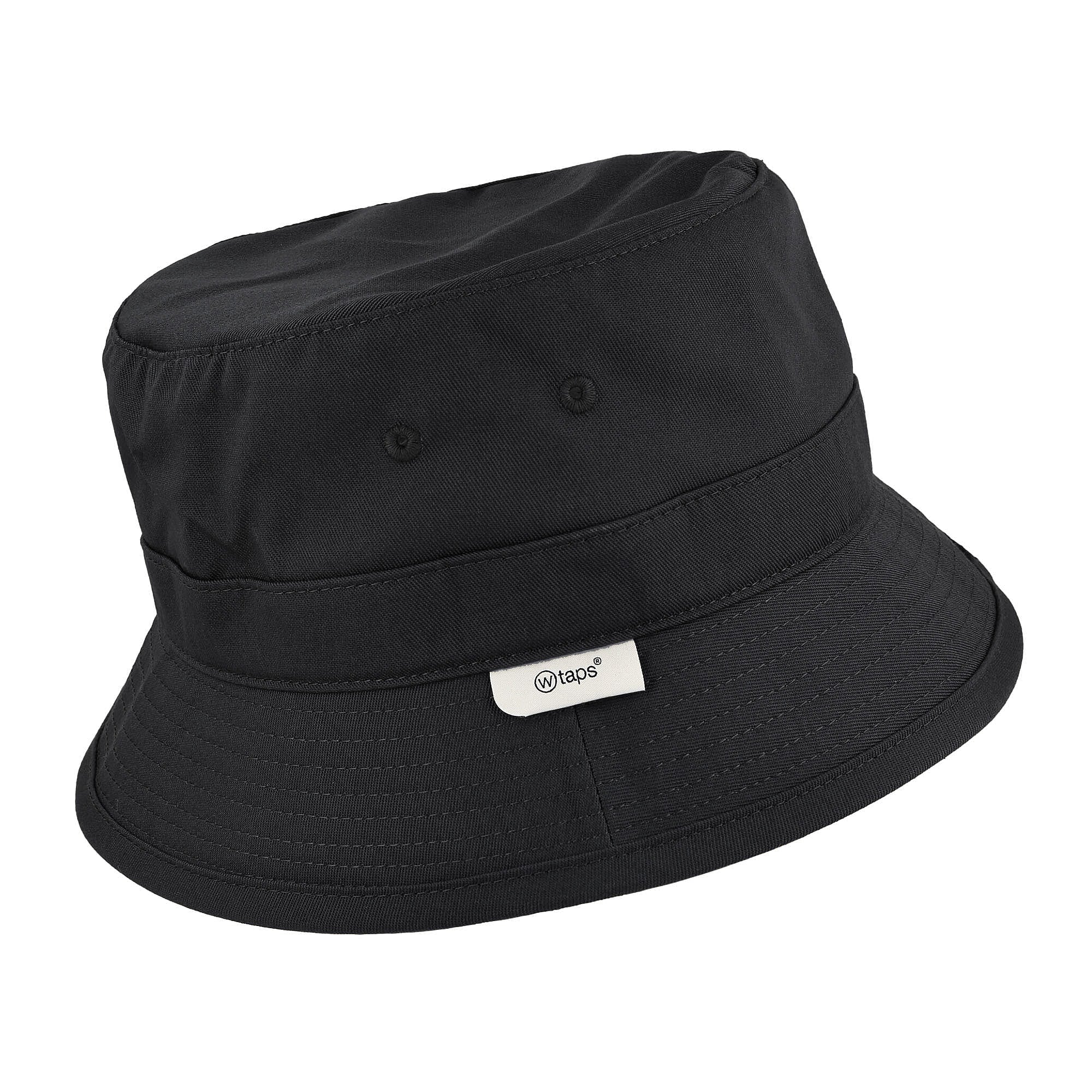 WTAPS Bucket 01 CTPL. Hat Black Bucket Hats Close-up | Overkill