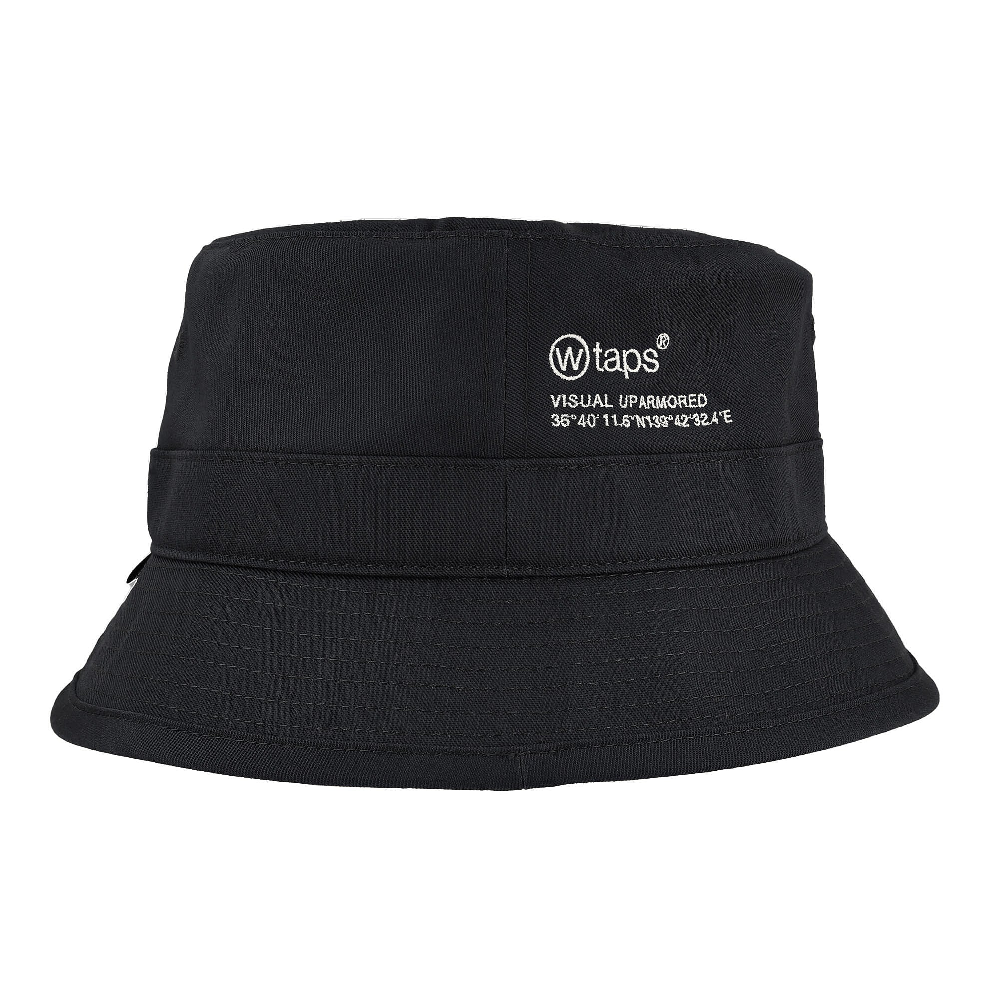 WTAPS Bucket 01 CTPL. Hat Black Bucket Hats Detailfoto | Overkill