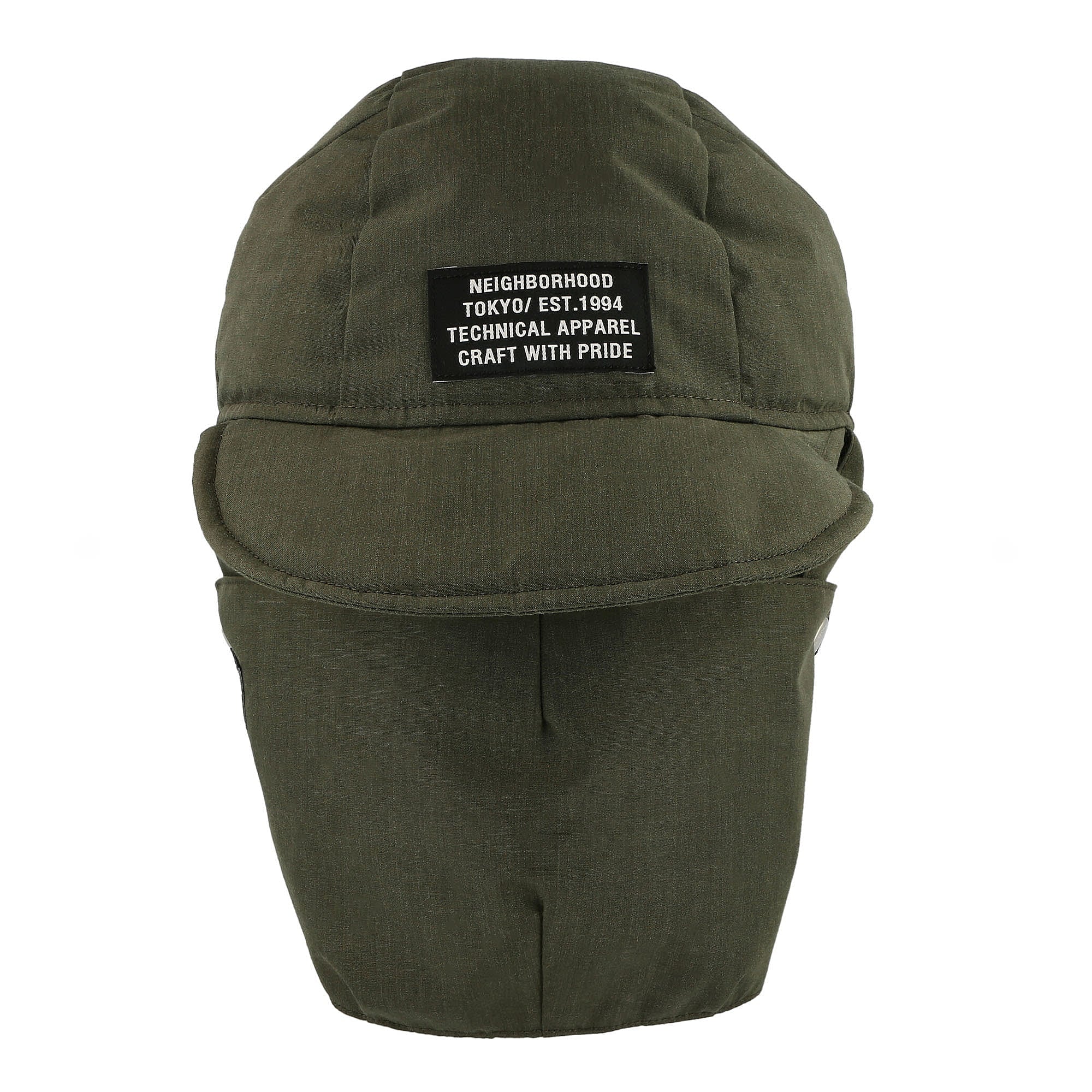 Neighborhood Nanga x Neighborhood Takibi PE. Down Cap Olive Drab Caps Detailfoto | Overkill