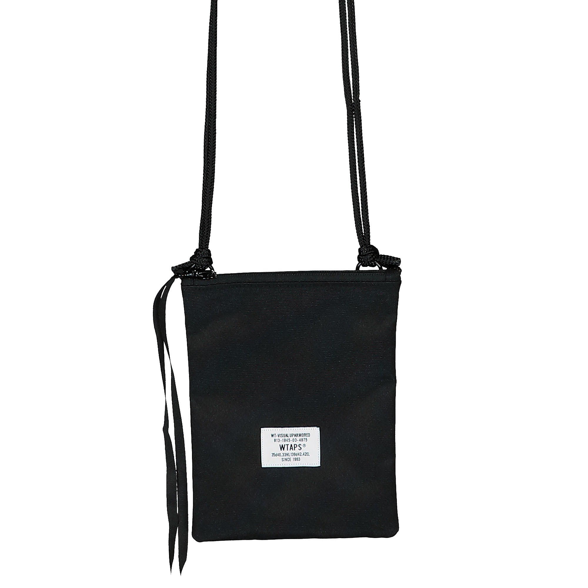 WTAPS Hang Over Pouch Black Wallets & Cases 222TQDT-CG03 | Overkill