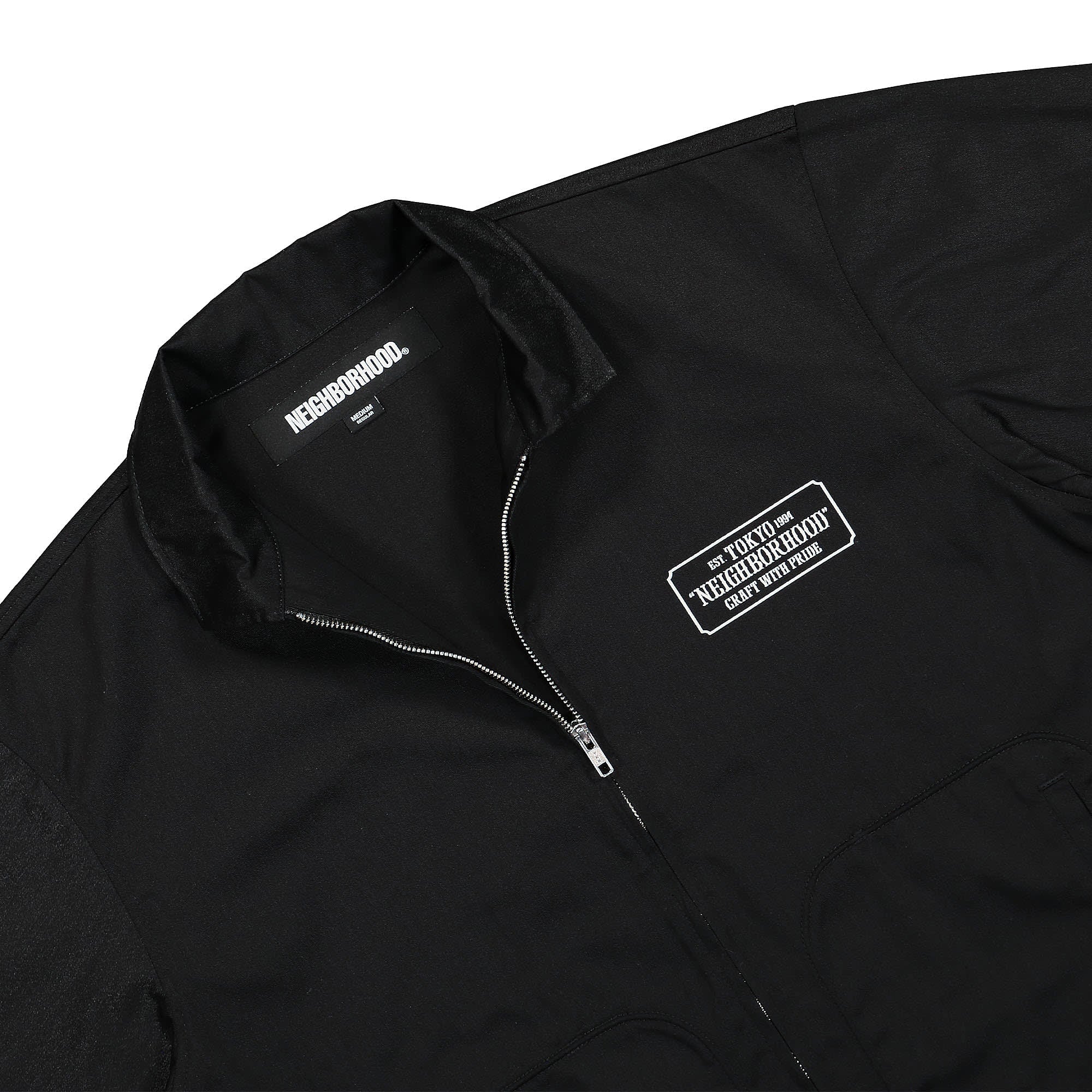Neighborhood Front JK. EC Zip Jacket Black Jackets Material | Overkill