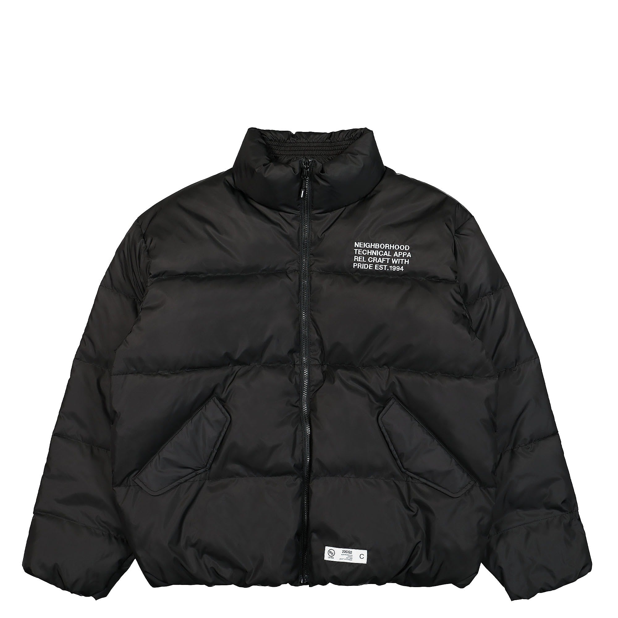 Neighborhood JK. PE Down Jacket Black Puffer Jackets 222TSNH-JKM10 | Overkill