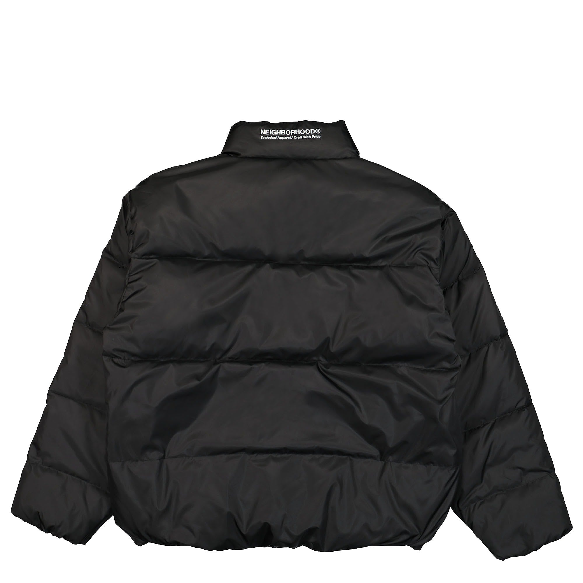 Neighborhood JK. PE Down Jacket Black Puffer Jackets Material | Overkill
