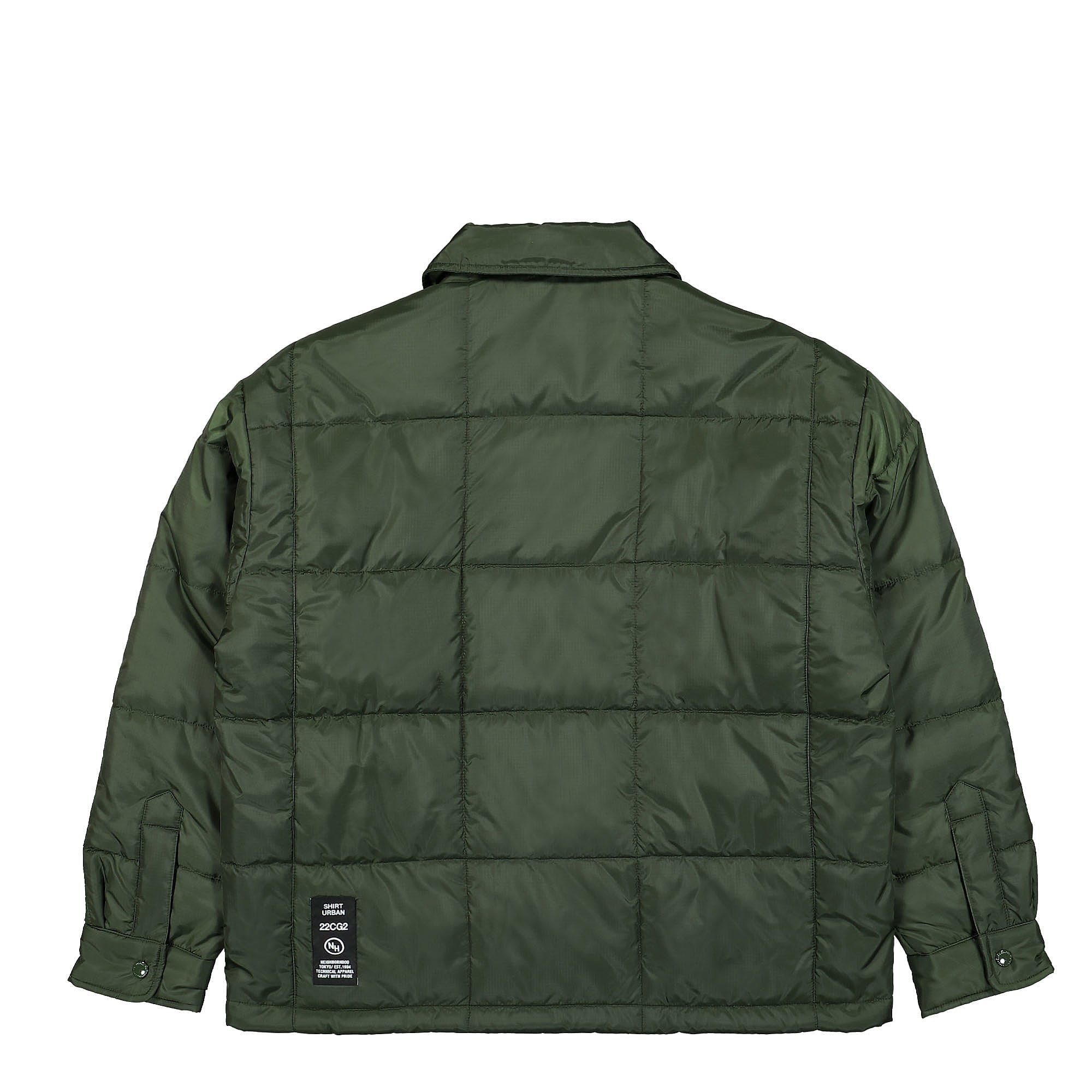 Neighborhood Puff SH LS. PE Shirt Jacket Olive Drab Jackets Material | Overkill